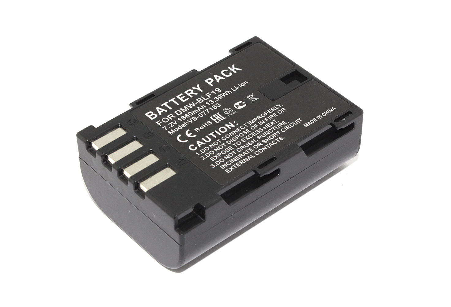 Аккумуляторная батарея для фотоаппарата Panasonic Lumix DMC (DMW-BLF19) 7.2V 1860mAh Li-ion