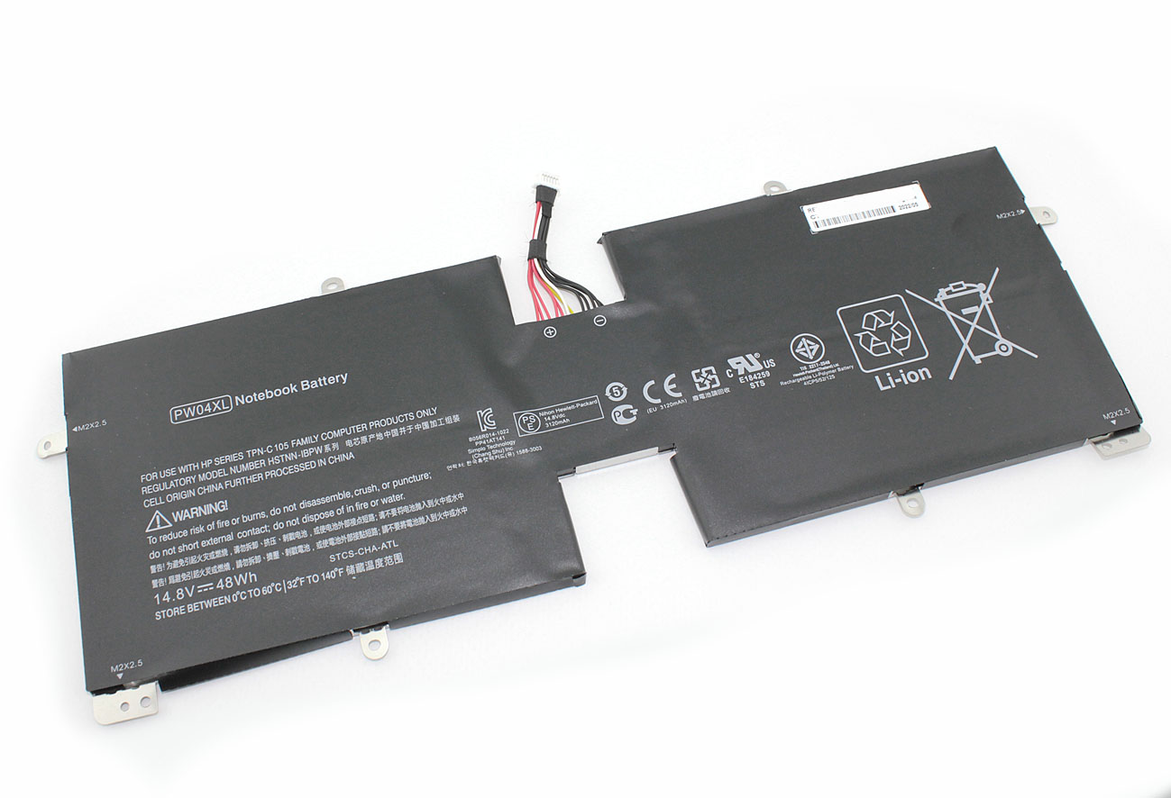 Аккумуляторная батарея для ноутбука HP Spectre 15-4000 (PW04XL) 14.8V 48Wh