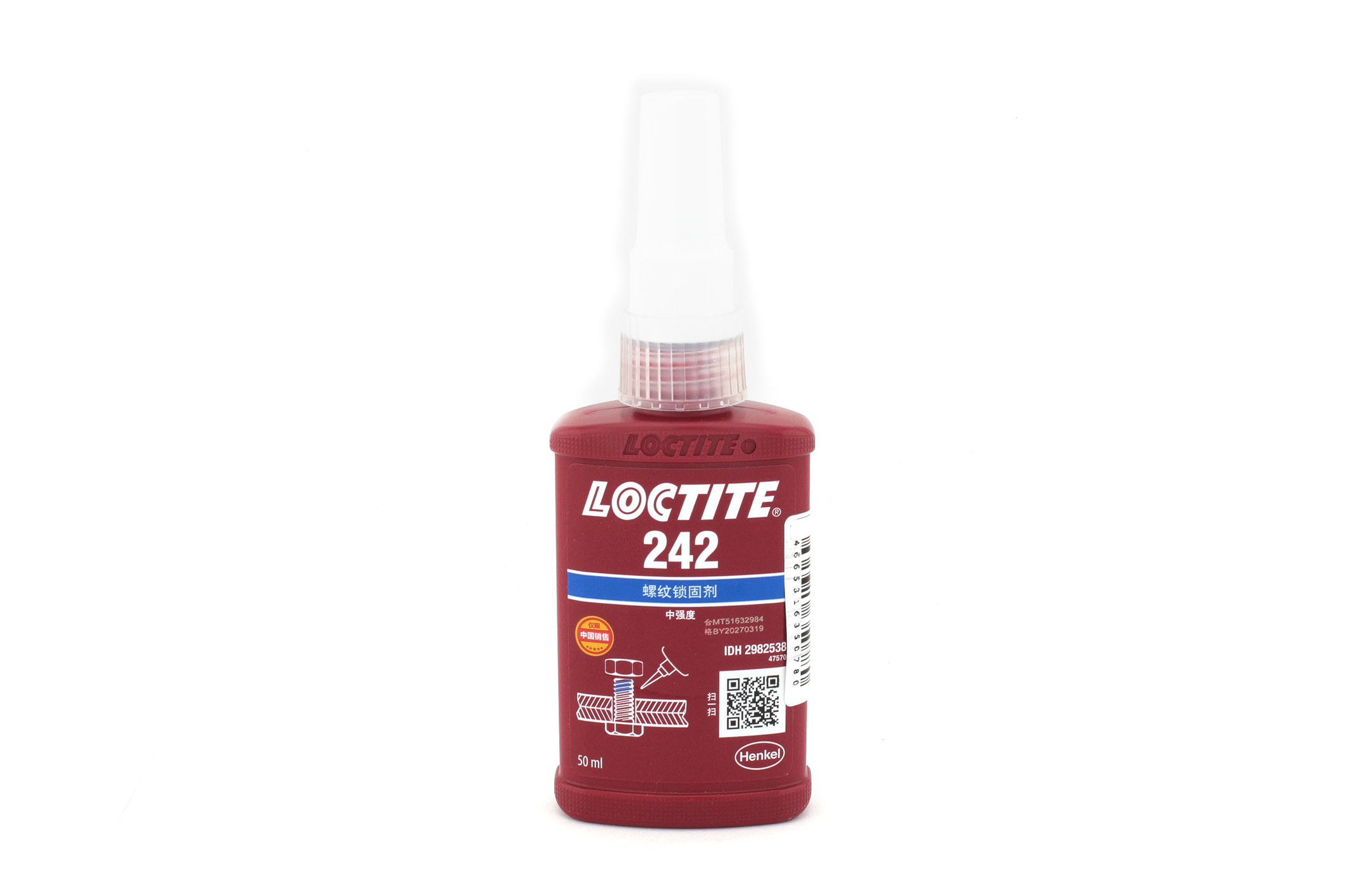Резьбовой фиксатор средней прочности Loctite 242, 50 мл