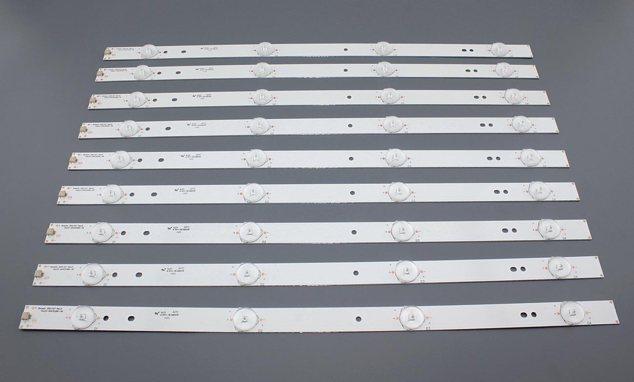 Светодиодная подсветка TV 42" ShineOn 2D01327 Rev.B YAL03-00435280-06 (комплект 9шт)