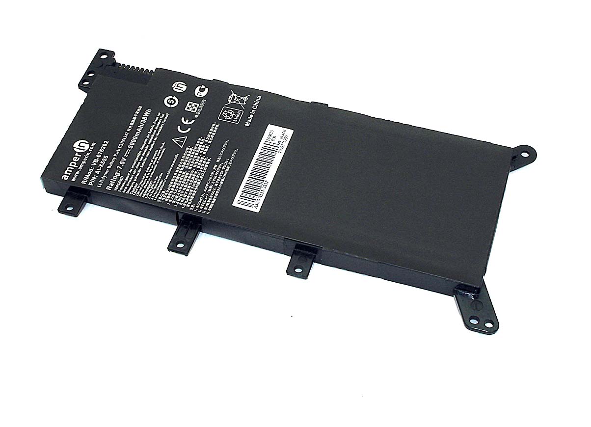 Аккумуляторная батарея Amperin для ноутбука Asus X555 (C21N1347) 7,5V 37Wh AI-X555