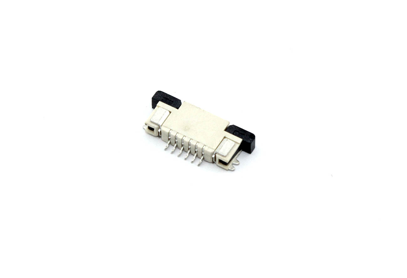 Разъем FPC Half Coverage Top Contact 0.8K-BS-6PWB 6 pin высота 2мм шаг 0,8мм
