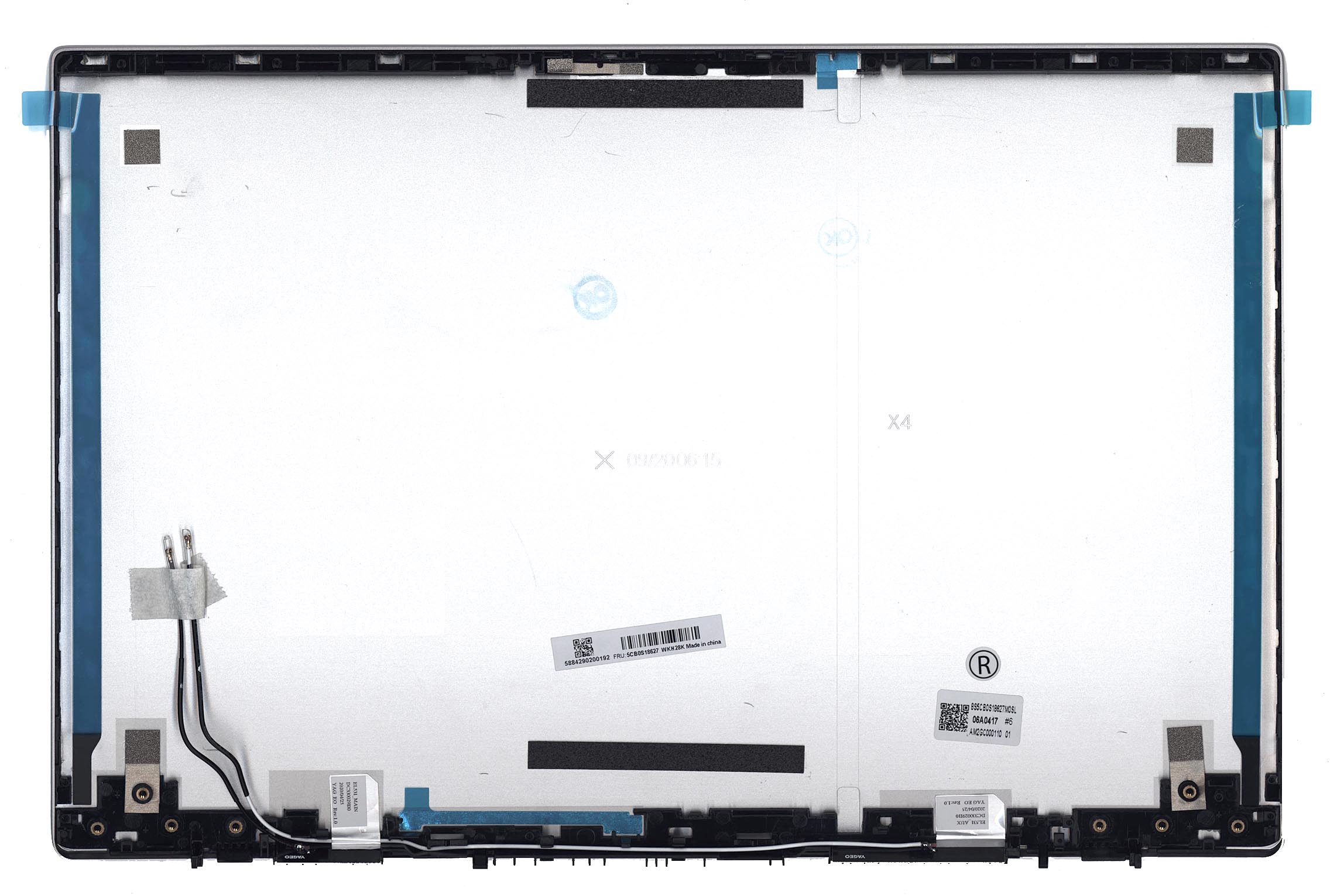 Крышка матрицы для Lenovo S340-15IWL 5CB0S18627 серая