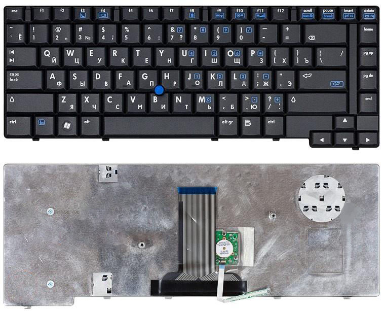 Клавиатура для ноутбука HP Compaq 8510p черная с указателем