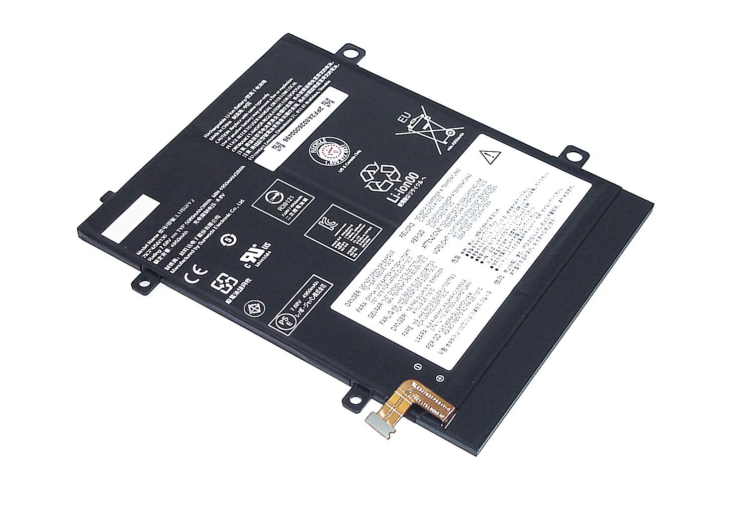Аккумуляторная батарея для ноутбука Lenovo IdeaPad D330 (L17S2PF3) 7.68V 5080mAh