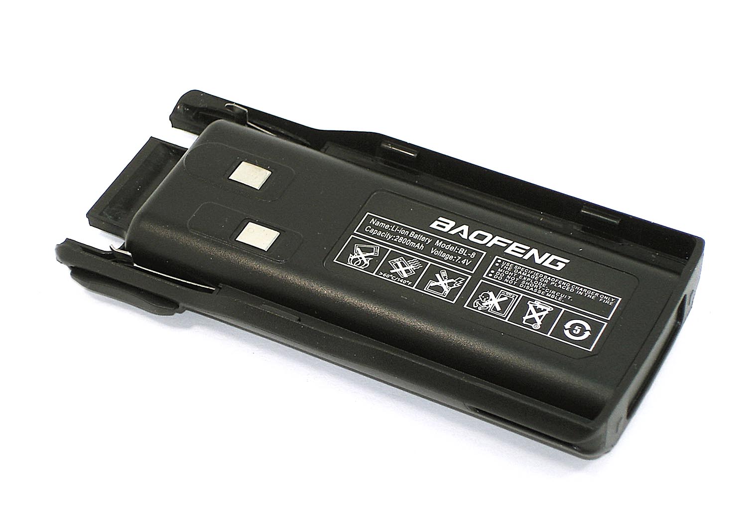 Аккумулятор для Baofeng UV-82, UV-8R (BL-8) 7.4V 2800mAh Li-ion
