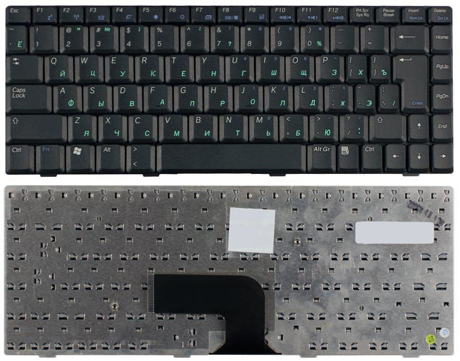 Клавиатура для ноутбука Asus W5 W6 W7 черная ver.2