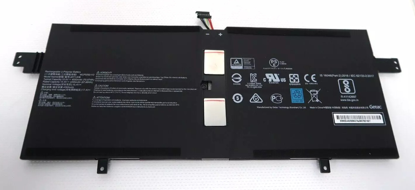 Аккумуляторная батарея для ноутбука MSI Summit E13 (BTY-S3B) 15.4V 70.07Wh