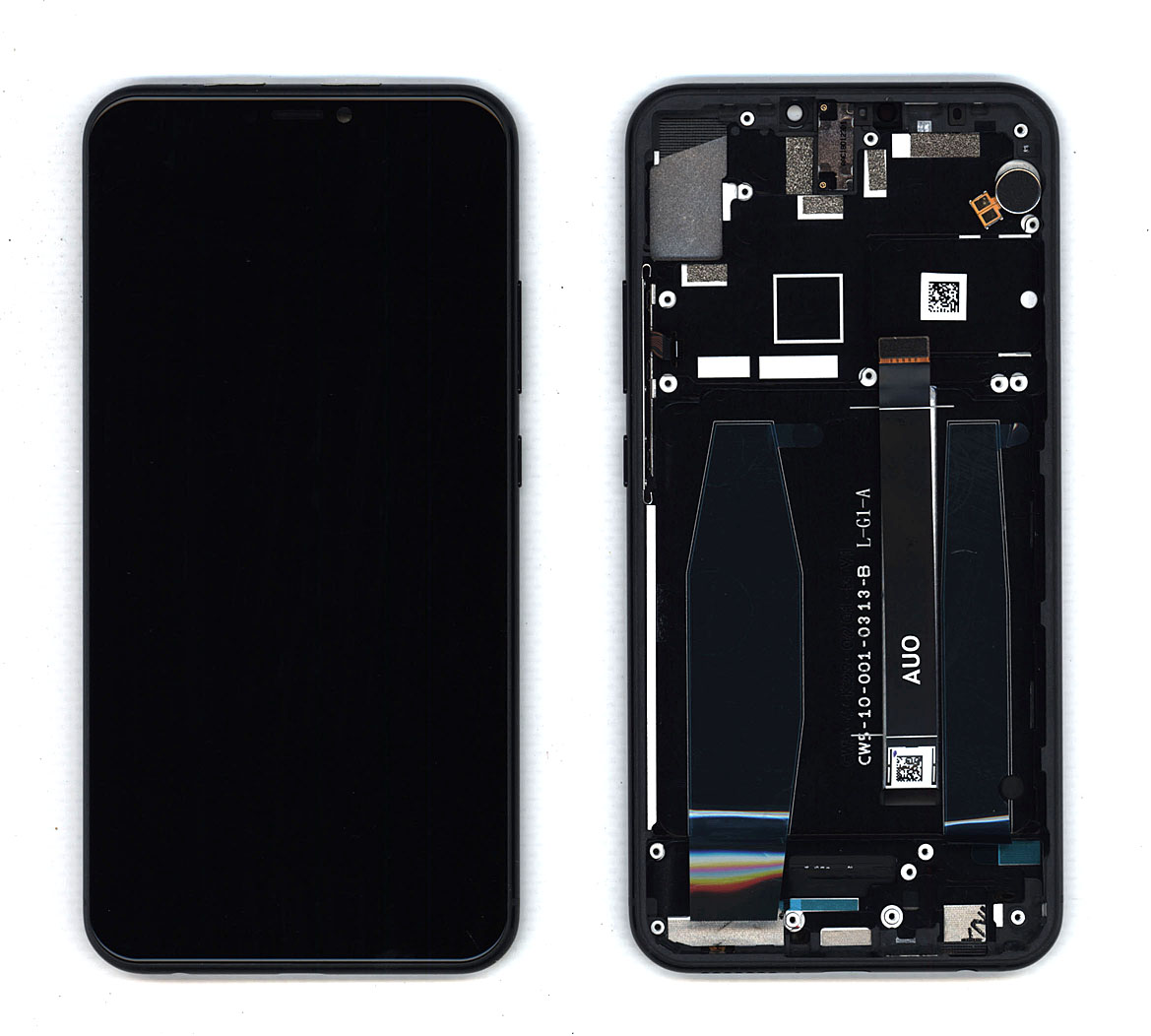 Дисплей для Asus ZenFone 5 ZE620KL черный с рамкой 90AX00Q1-R20015
