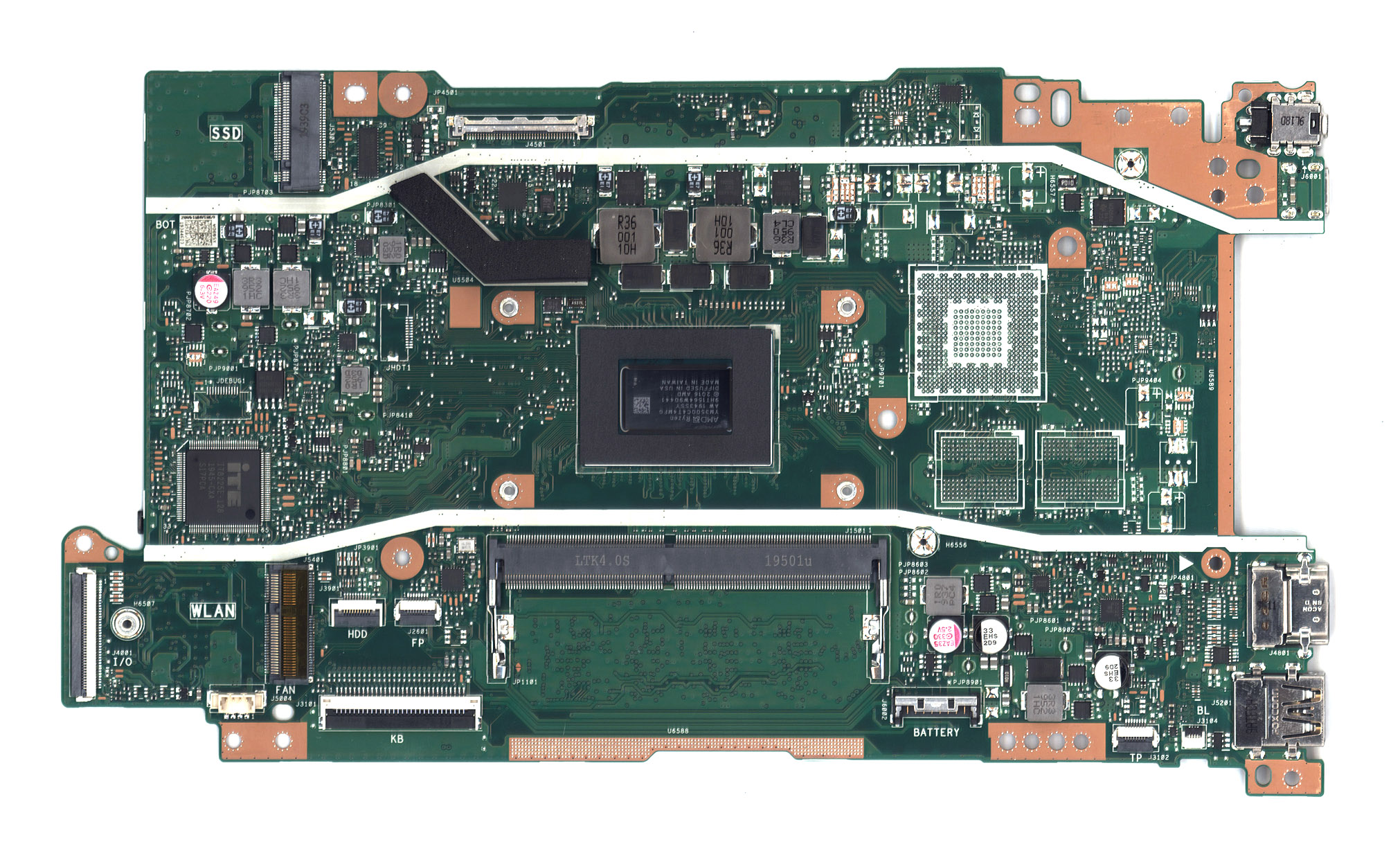 Материнская плата для Asus X509DA 4G/R5-3500U 90NB0P50-R00030
