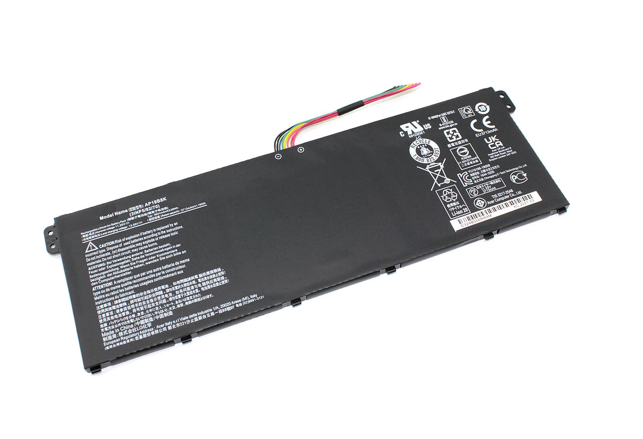 Аккумуляторная батарея для ноутбука Acer Extensa 15 EX215-53G (AP19B8K) 11.25V 3831mAh