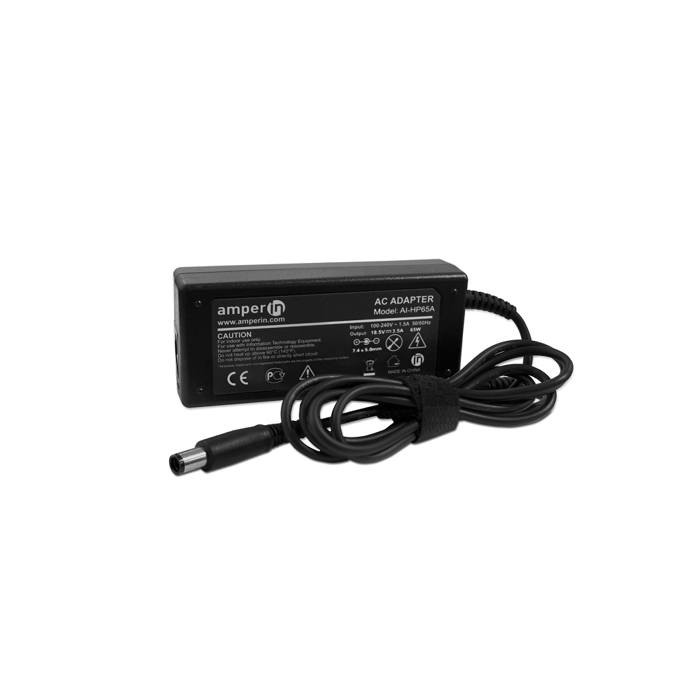 Блок питания (сетевой адаптер) Amperin AI-HP65A для ноутбуков HP 18.5V 3.5A 7.4pin