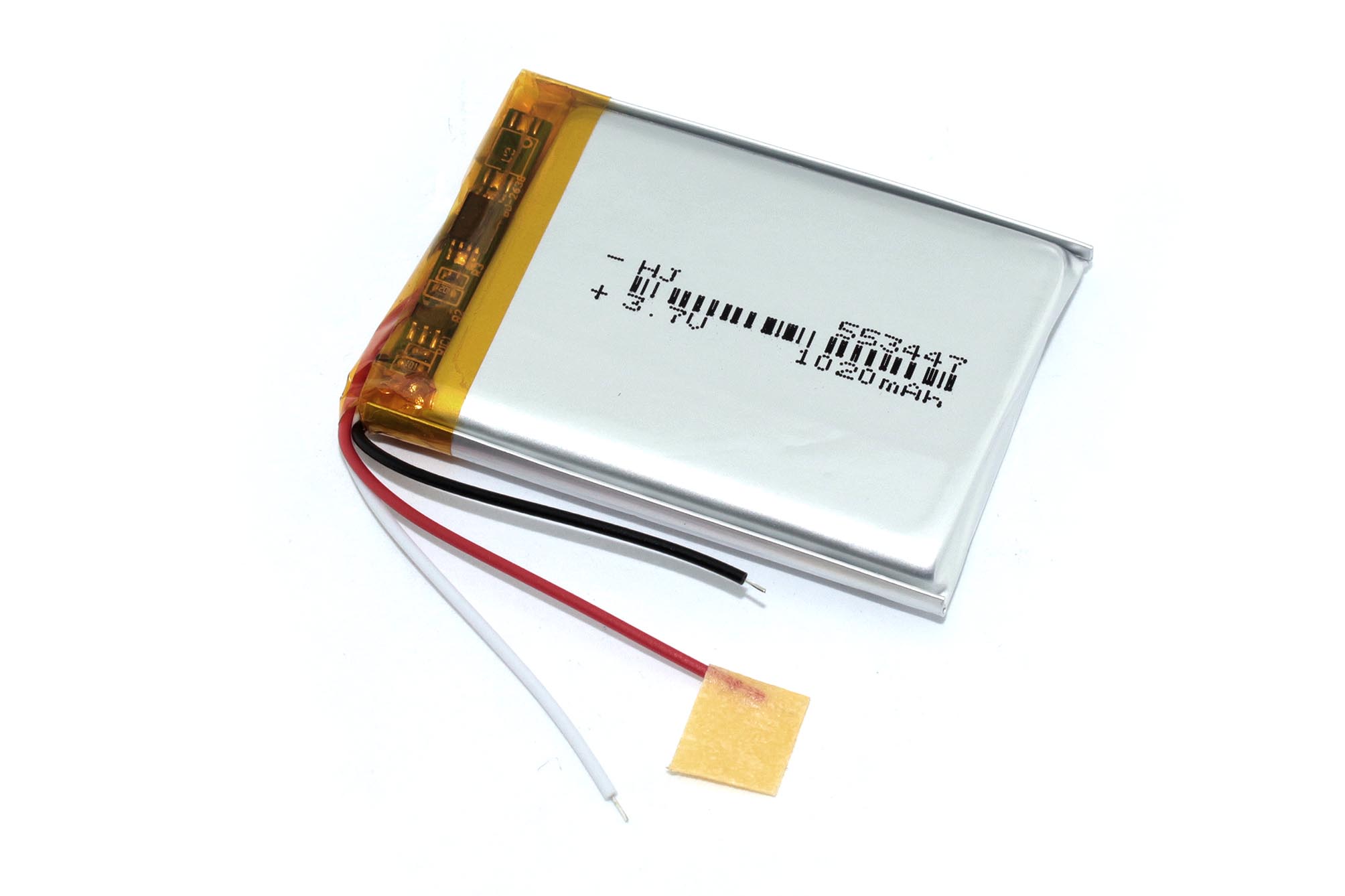 Аккумулятор Li-Pol (батарея) 5,5*34*47мм 3pin 3.7V/1020mAh FT533447P