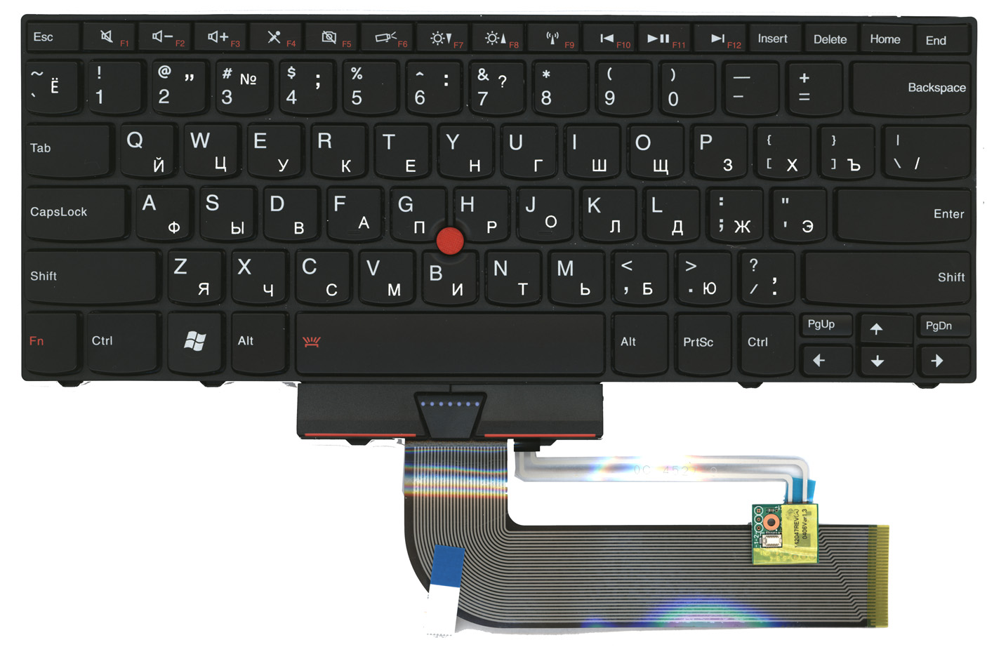 Клавиатура для ноутбука Lenovo IBM ThinkPad Edge 14 15 E40 E50 черная с подсветкой