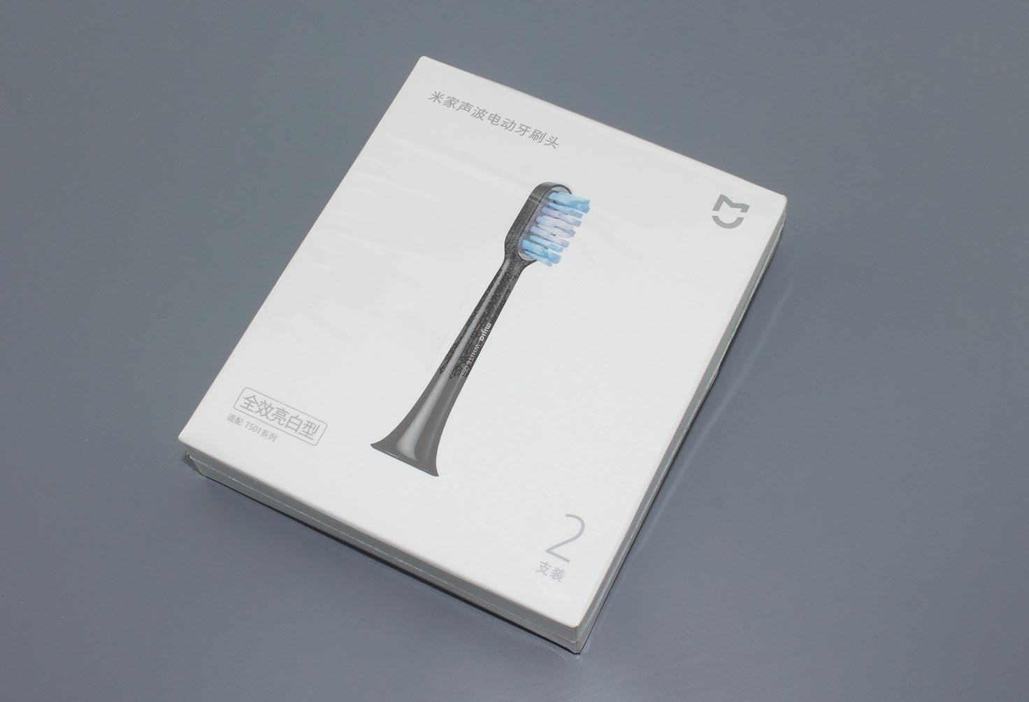 Сменные насадки для электрической щетки Xiaomi Mijia Sonic Electric Toothbrush T501 2шт, dark gray