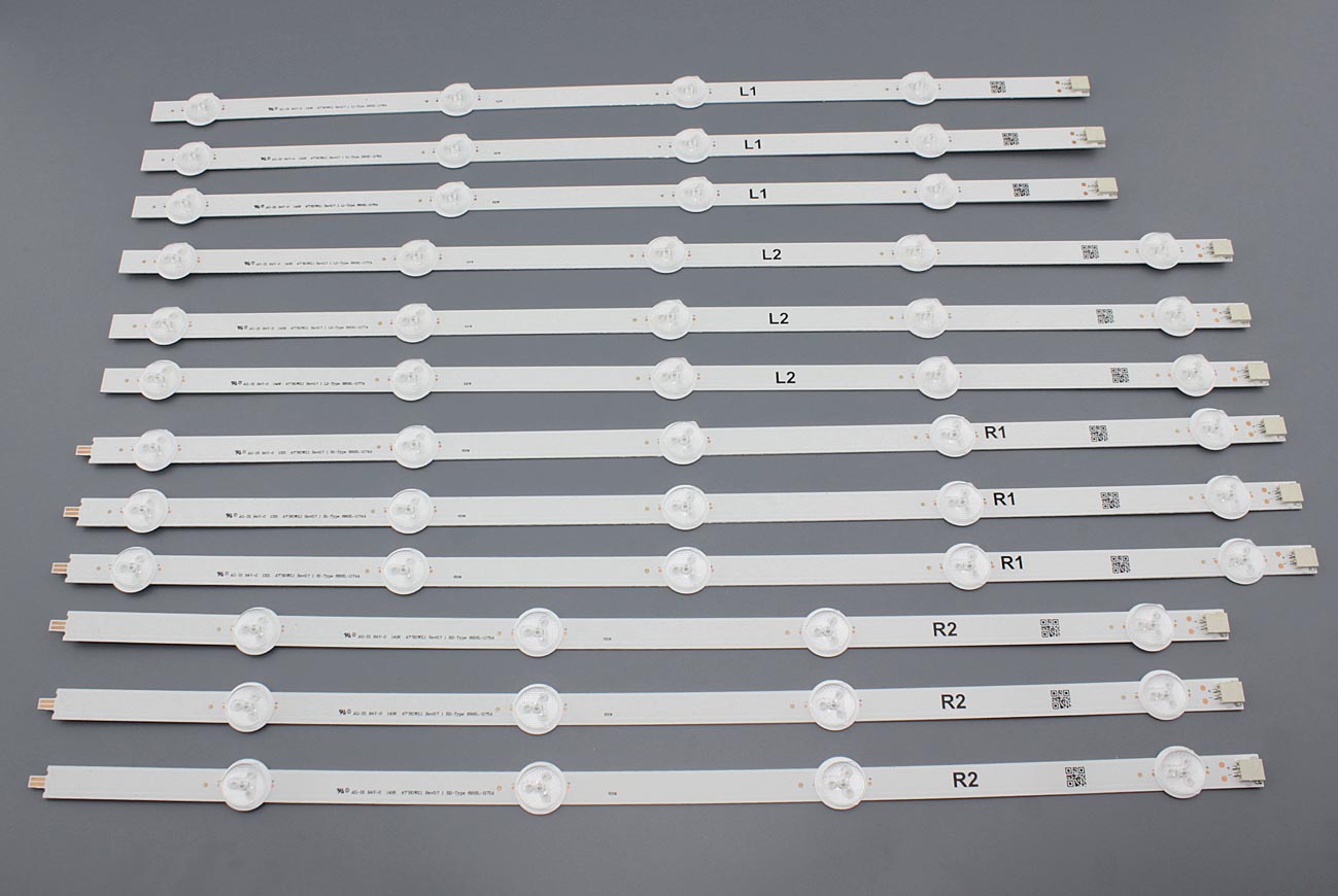 Светодиодная подсветка TV 47" для TV LG 47LA615V, 47LA620V, 47LN540V, 47LA621V (комплект 12шт)