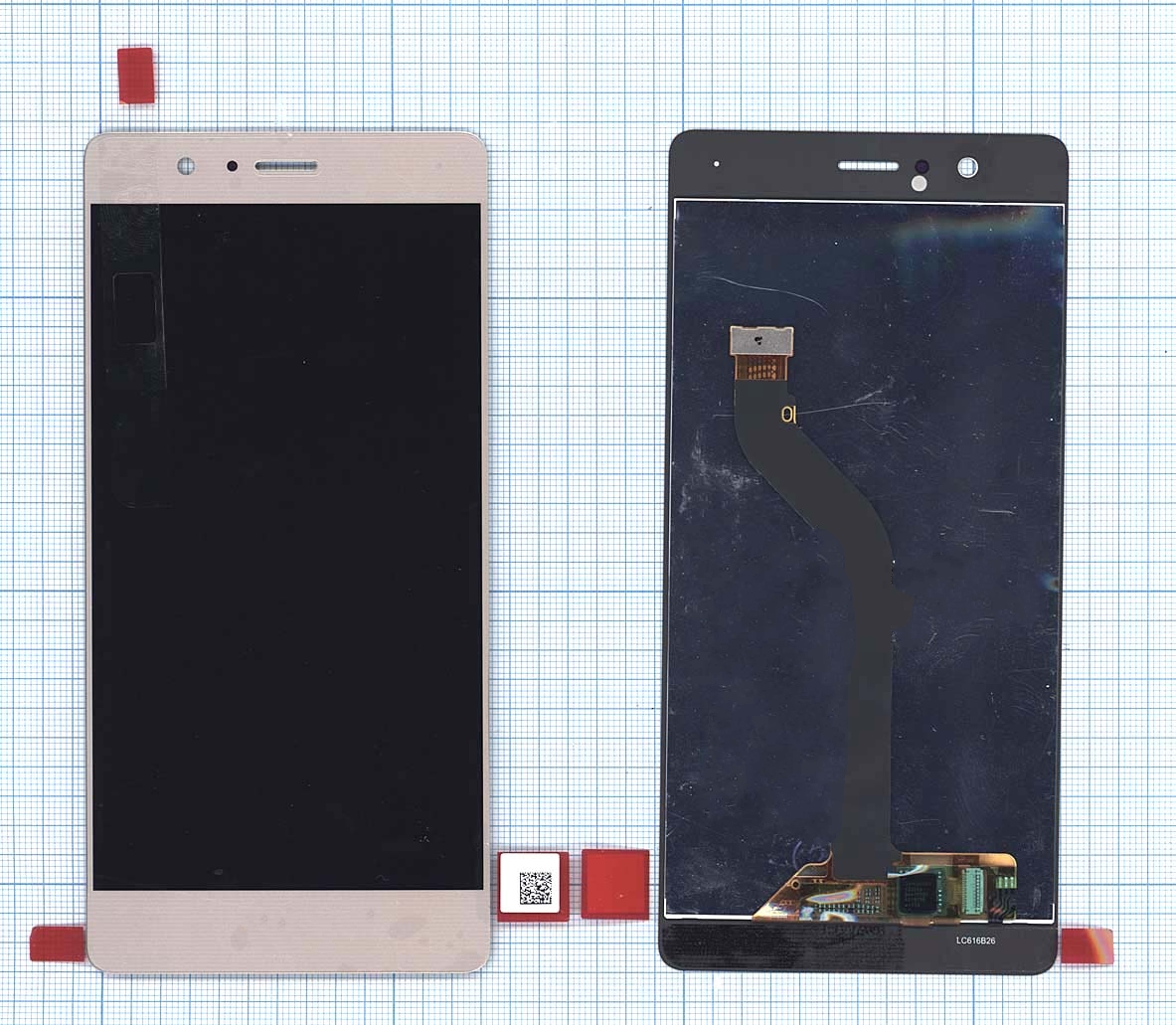 Дисплей для Huawei P9 Lite золотой