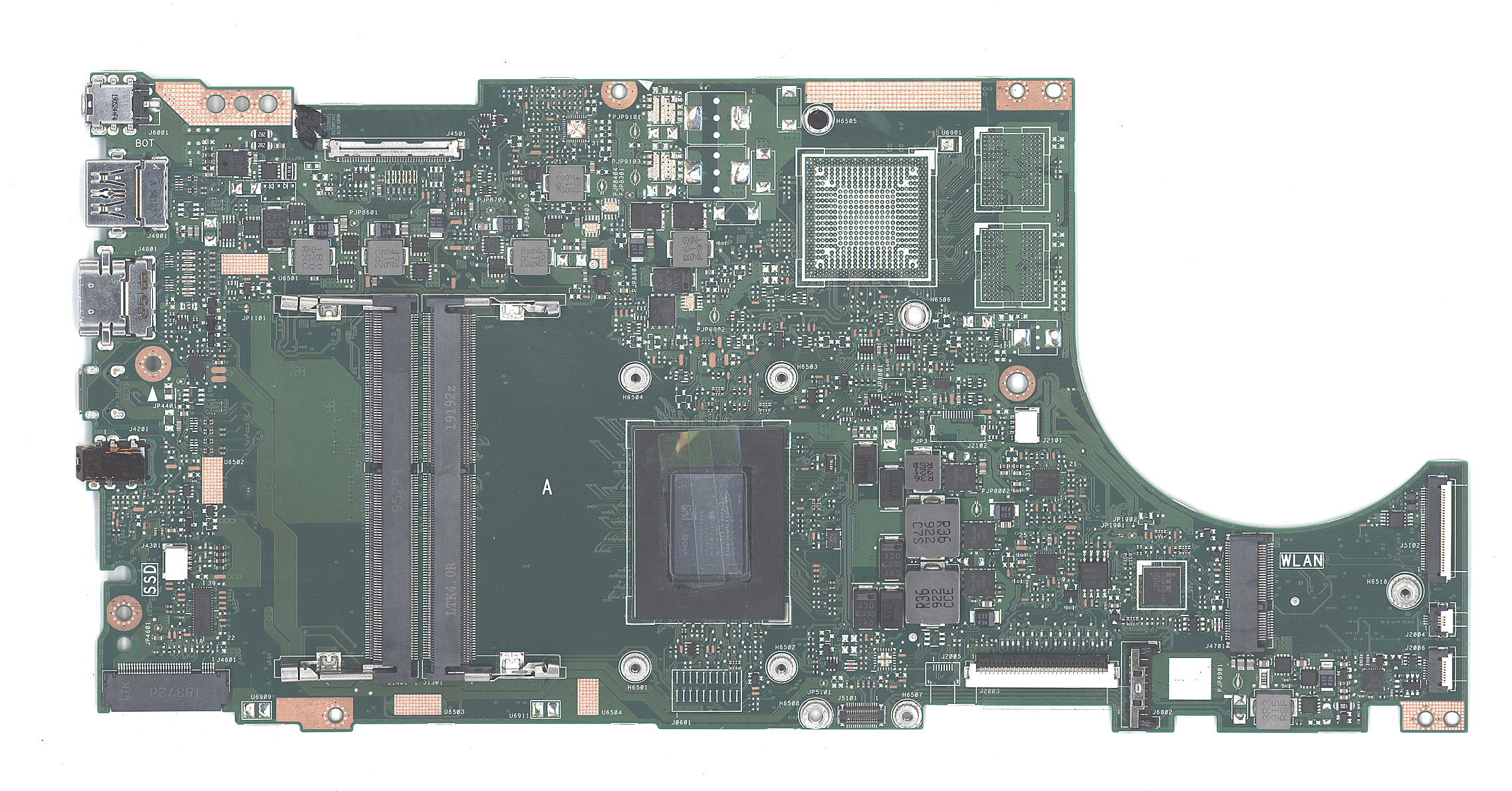 Материнская плата для Asus X510QA A10-9620P 90NB0MD0-R00041
