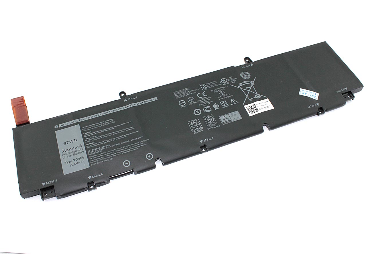 Аккумуляторная батарея для ноутбука Dell Precision 5750 (XG4K6) 11.4V 8071mAh