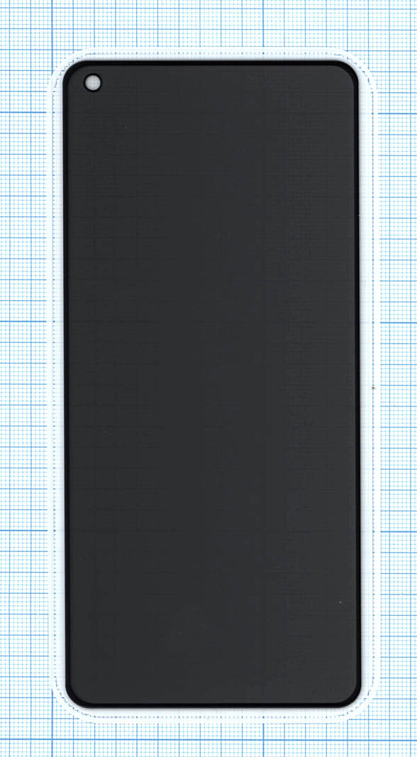 Защитное стекло Privacy "Анти-шпион" для Xiaomi Mi 11 Lite черное