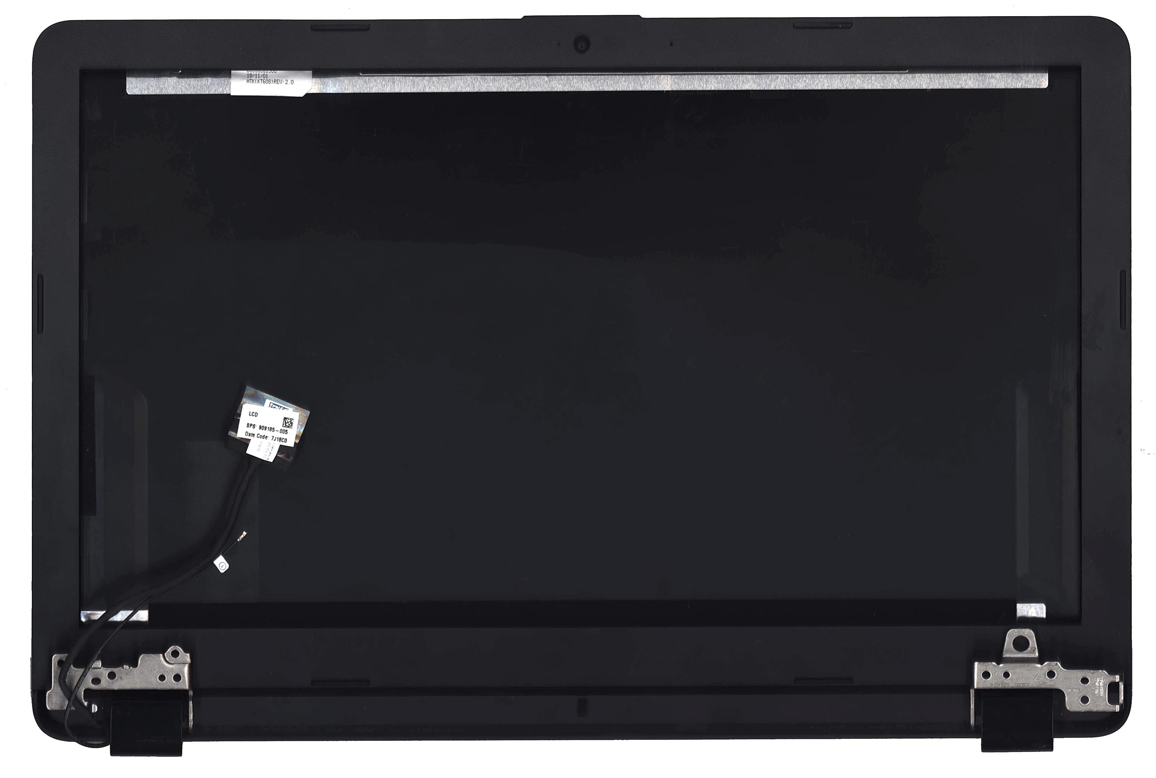 Верхняя половина корпуса для HP 15-bs черный