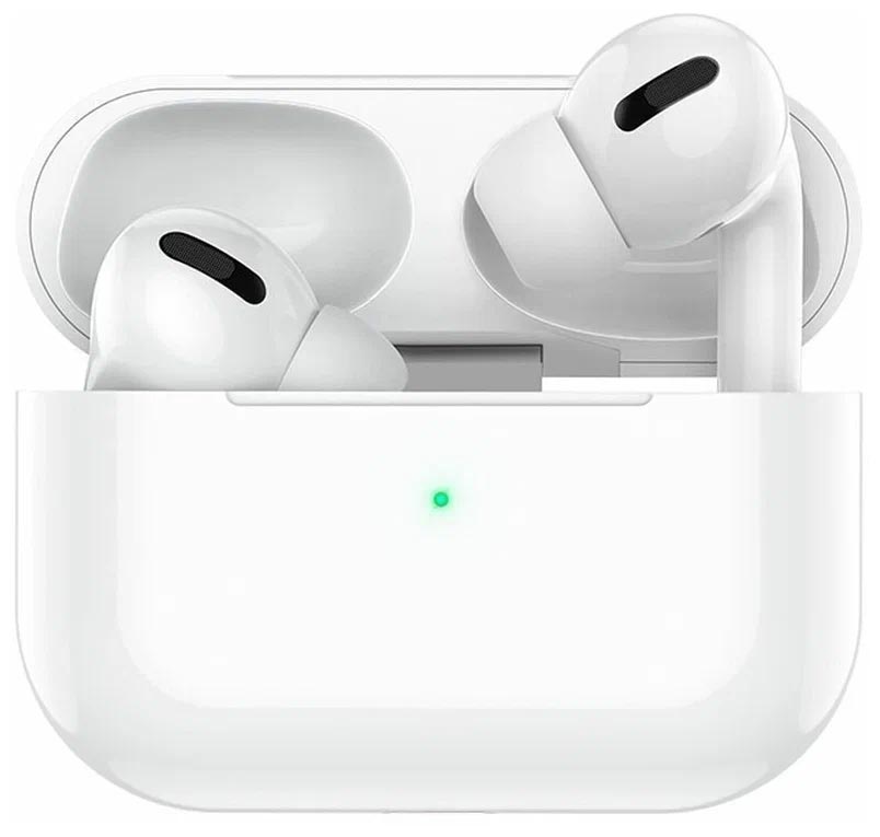 Наушники HOCO EW04 Plus беспроводные с док станцией TWS, Bluetooth 5.1, белый