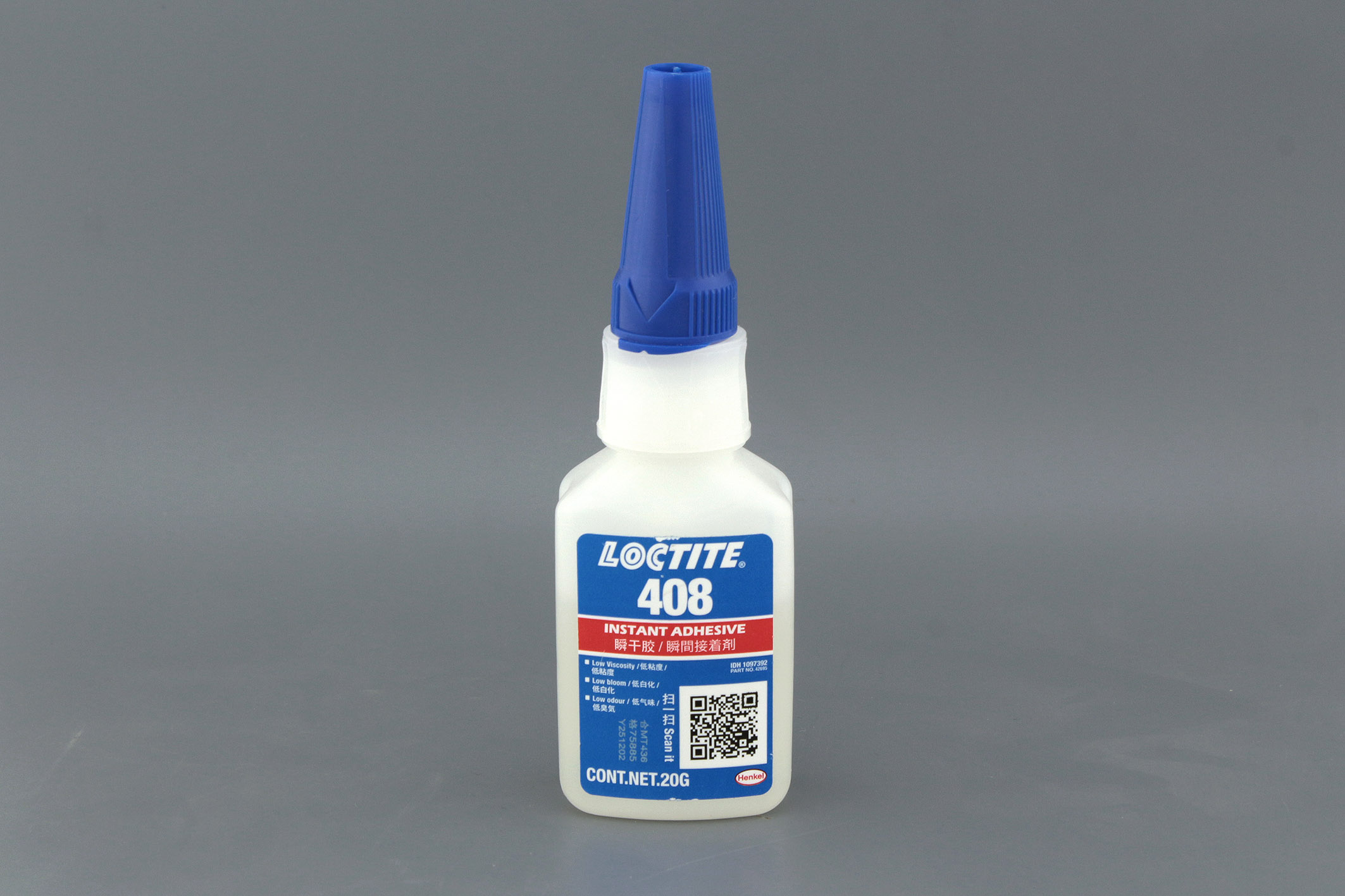Клей цианоакрилатный Loctite 408, 20г