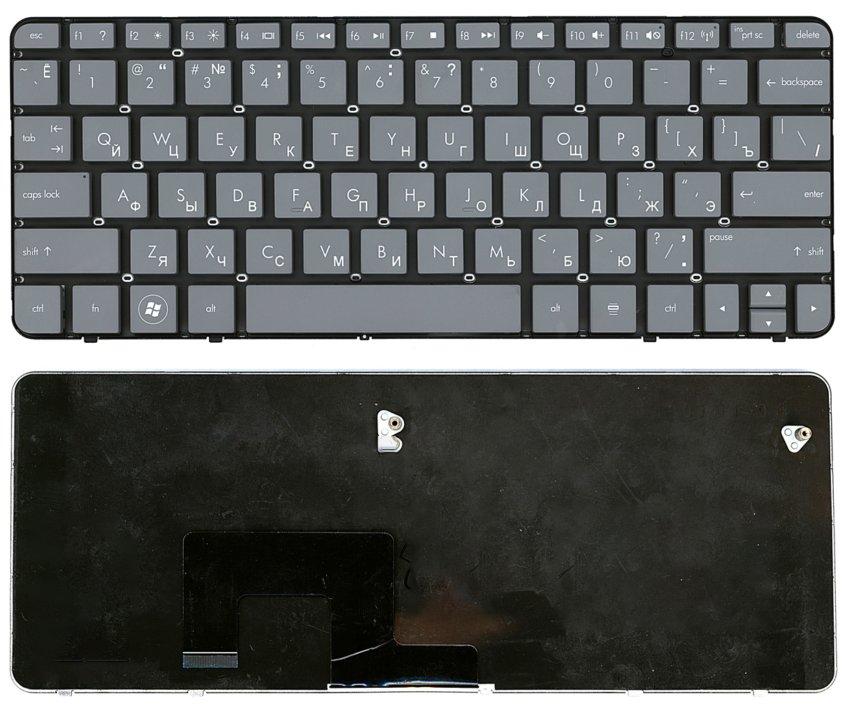 Клавиатура для ноутбука HP Mini 100E темно-серая