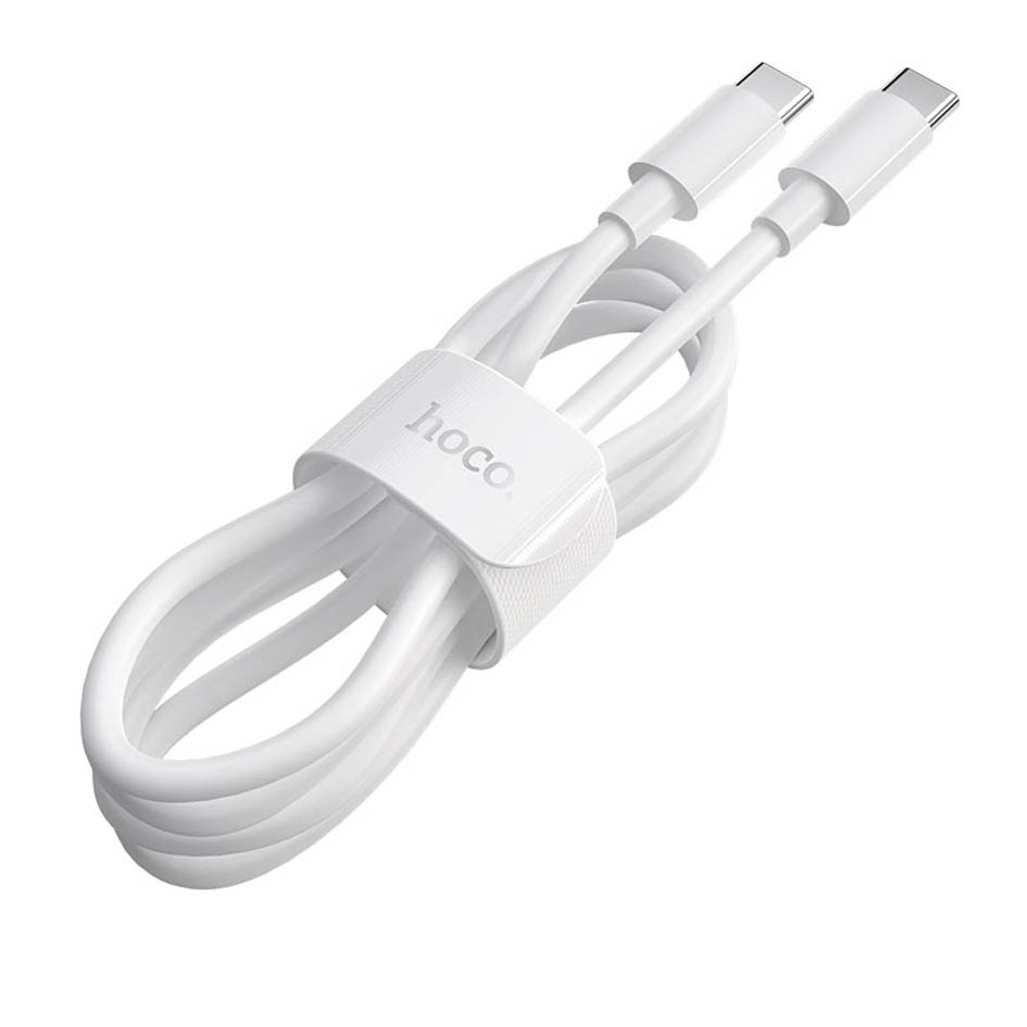 Кабель Type-C HOCO X51 High-power для Type-C, 100W, 5.0А, 2м, белый
