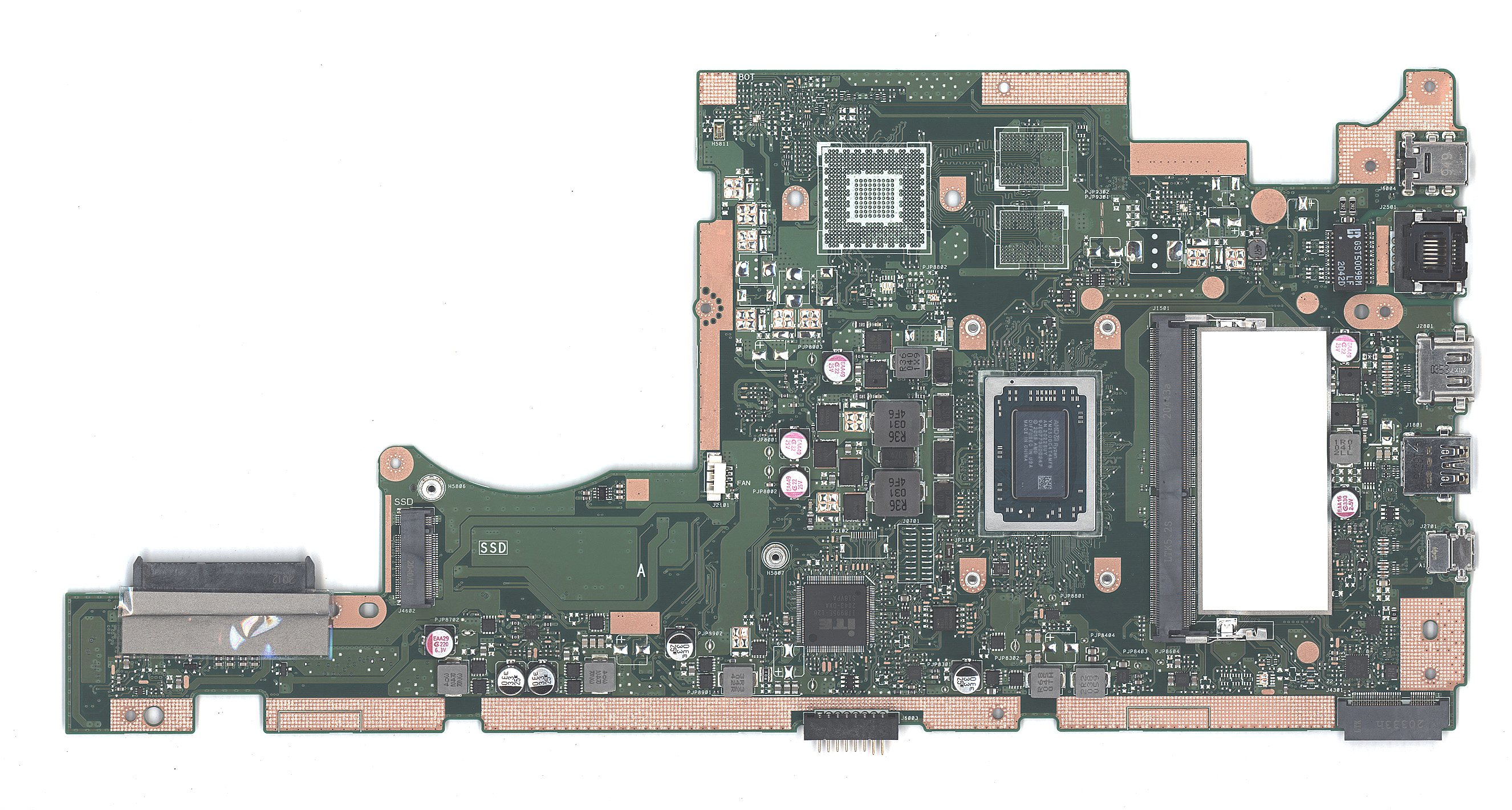 Материнская плата для Asus X505ZA 4G/R5-2500U 90NB0I10-R00060