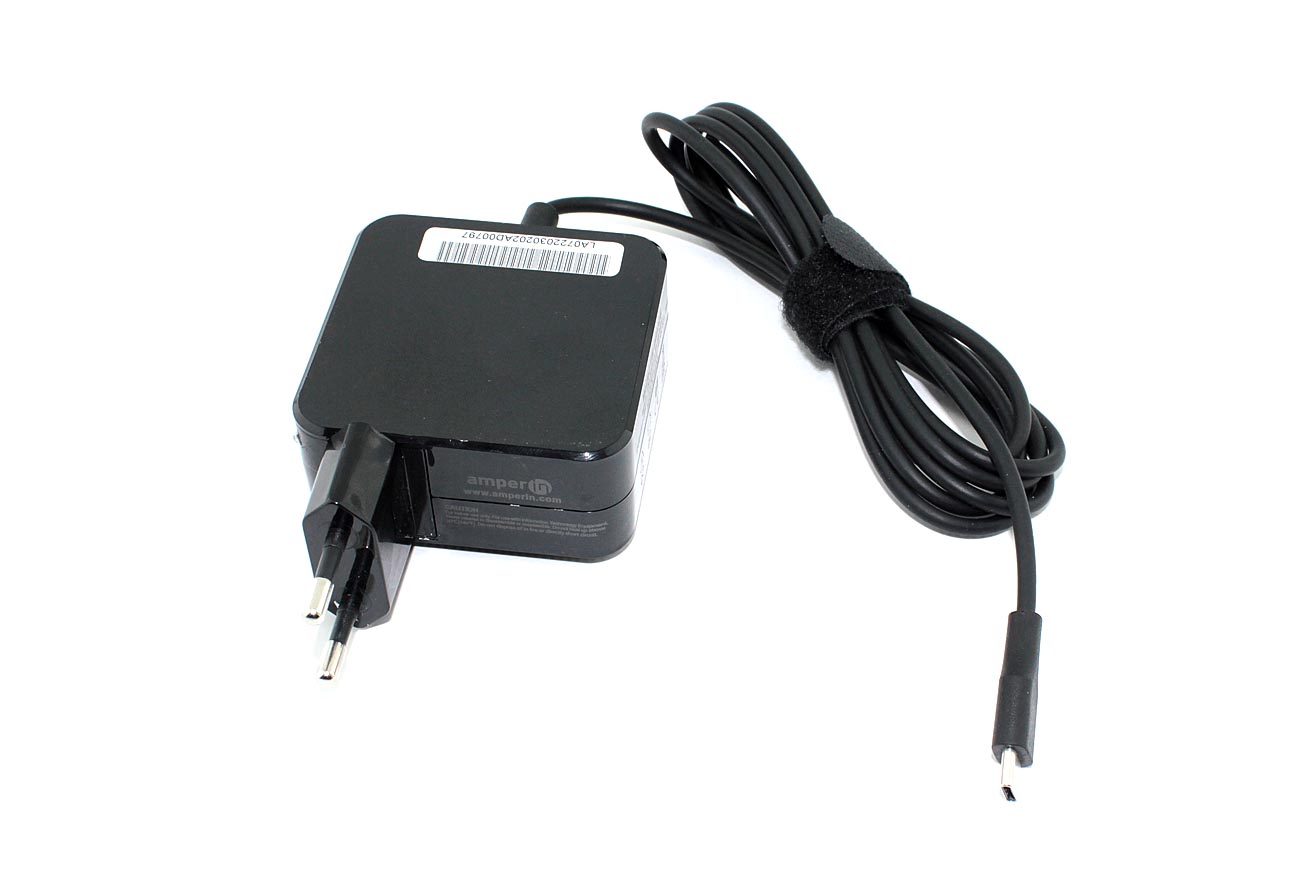Блок питания (сетевой адаптер) Amperin AI-SA30C для ноутбуков Samsung 15V 2A / 9V 3A / 5V 3A USB Typ