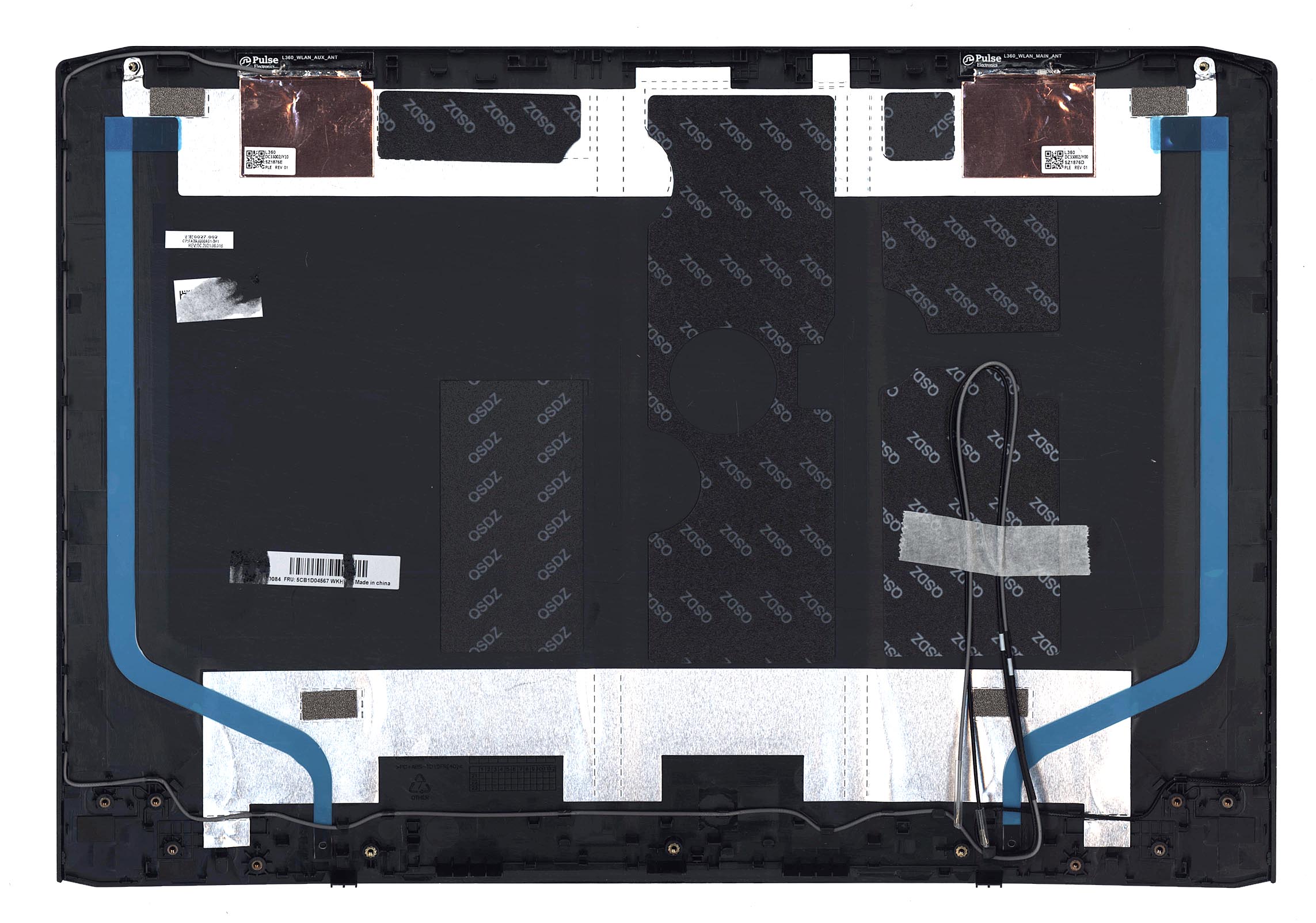 Крышка матрицы для Lenovo IdeaPad Gaming 3-15IHU6 3-15ACH6