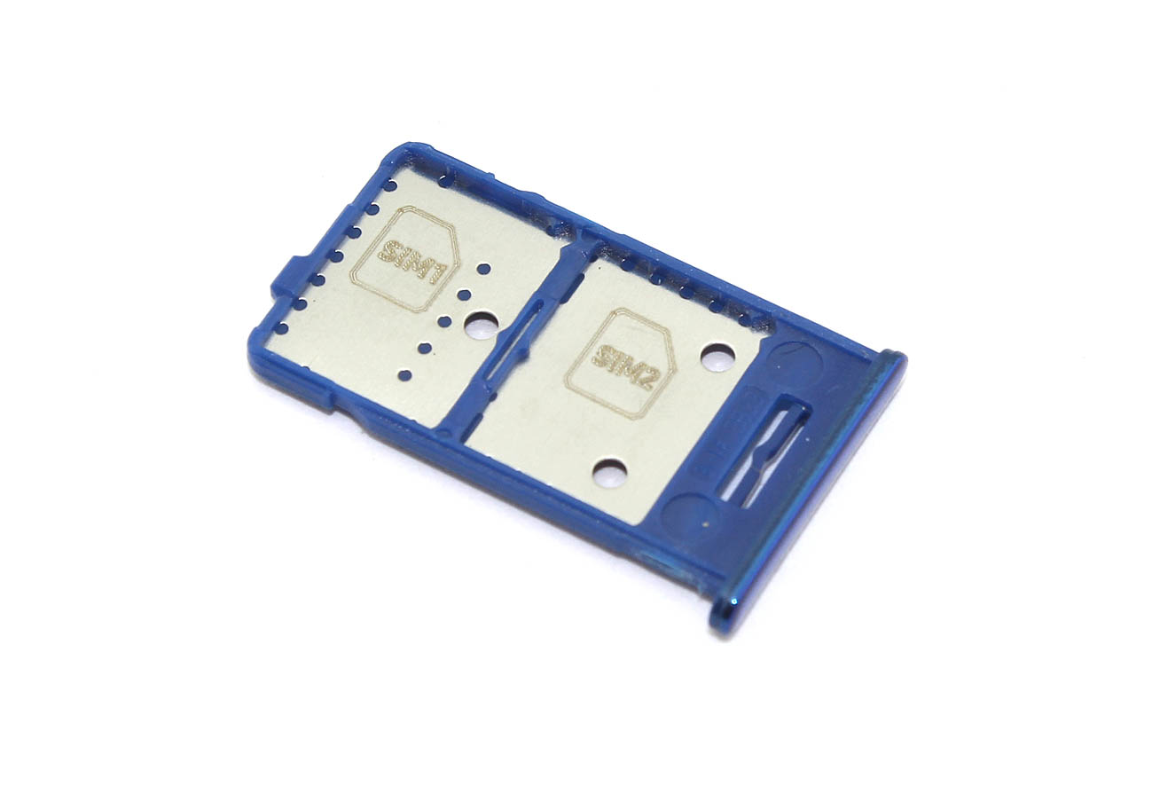 Лоток для SIM-карты Samsung Galaxy M31s / M51 (M317F/M515F) голубой