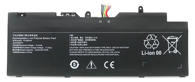 Аккумуляторная батарея для ноутбука Xiaomi RedmiBook Pro 15 2021 (R15B02W) 15.4V 70Wh