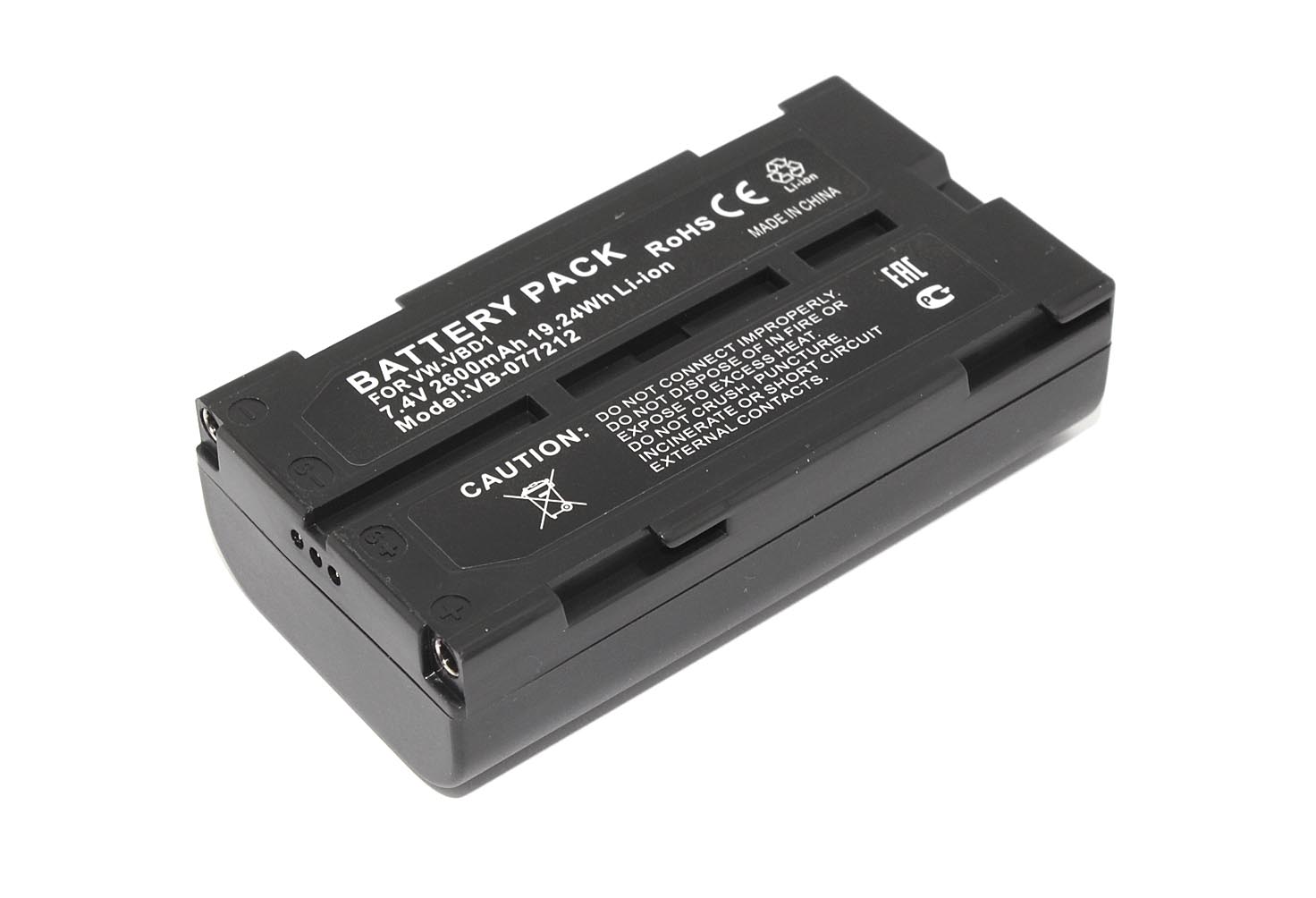 Аккумуляторная батарея для видеокамеры Panasonic AG-BP (VW-VBD1) 7.4V 2600mAh Li-ion