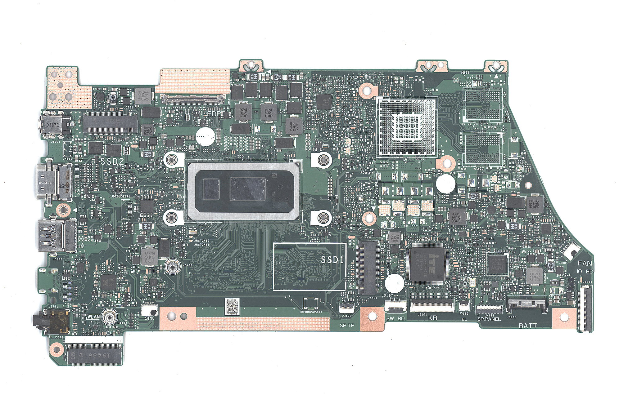 Материнская плата для Asus X432FA 8G/I5-10210U 90NB0M60-R00040