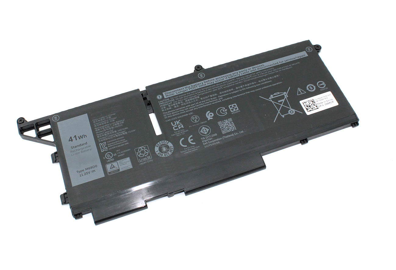 Аккумуляторная батарея для ноутбука Dell 8WRCR, M69D0 11.25V 3467mAh