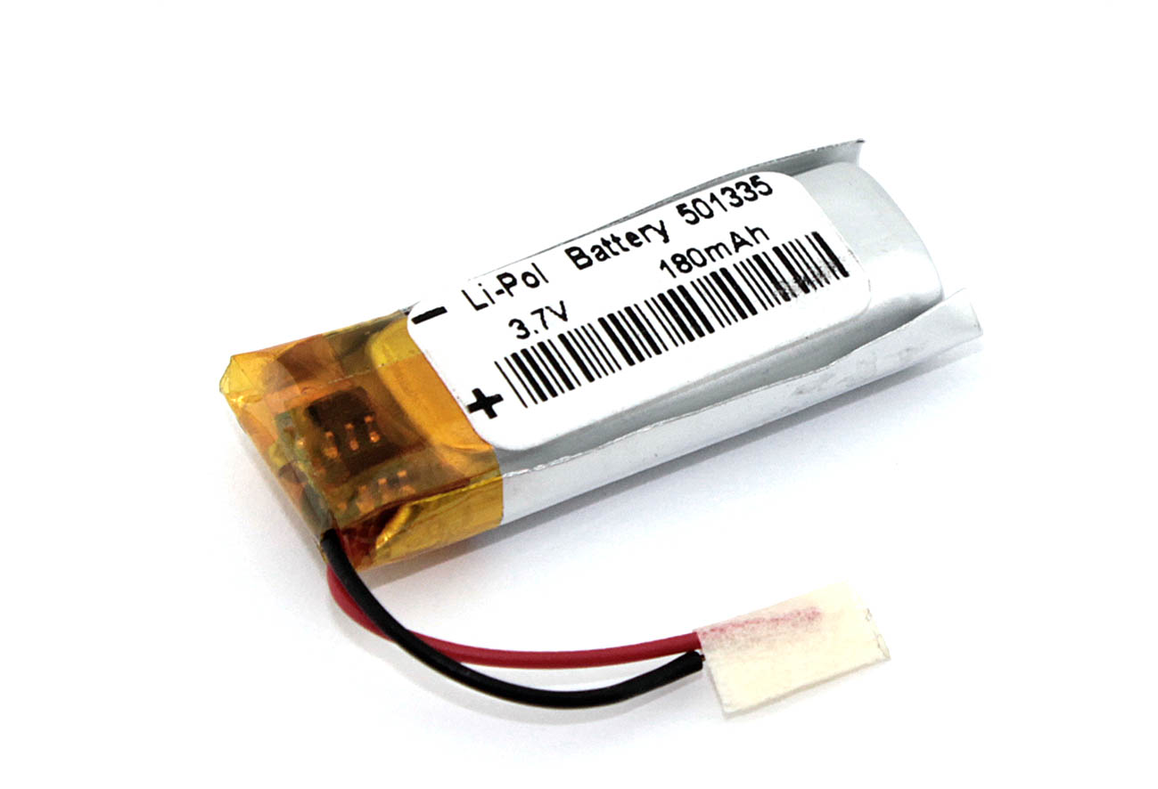 Аккумулятор Li-Pol (батарея) 5*13*35мм 2pin 3.7V/180mAh