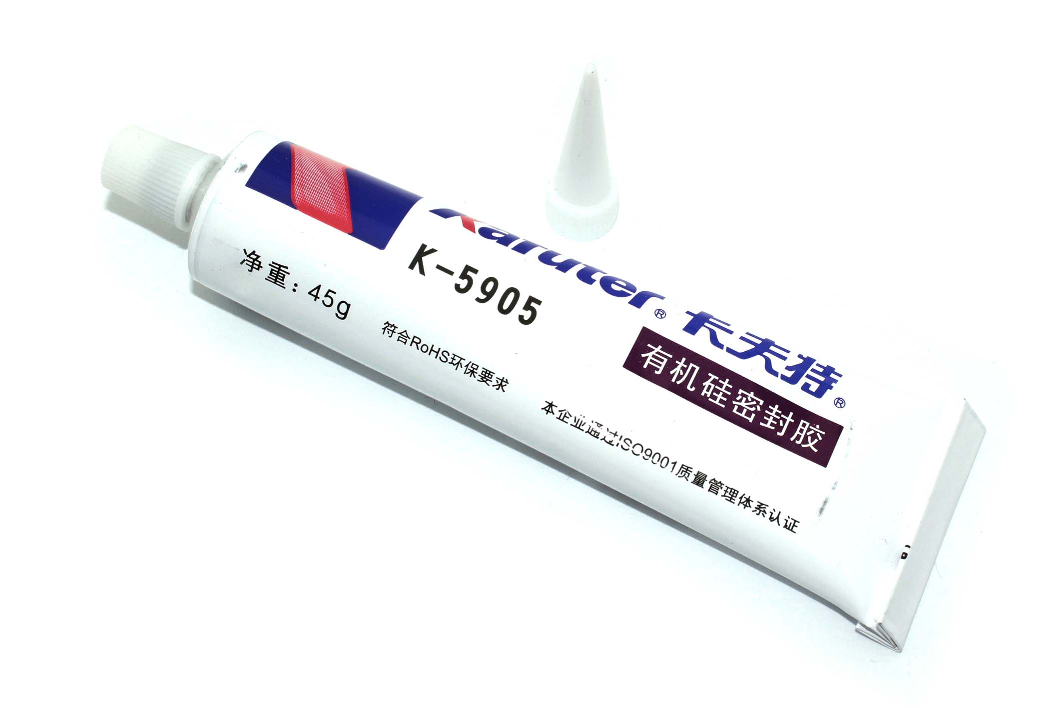 Клей-герметик силиконовый Kafuter K-5905 полупрозрачный 45 грамм