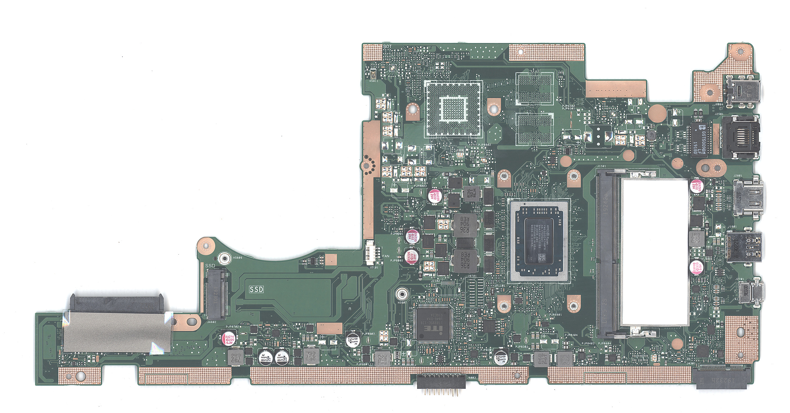 Материнская плата для Asus X505ZA 4G/R3-2300U 90NB0I10-R00010