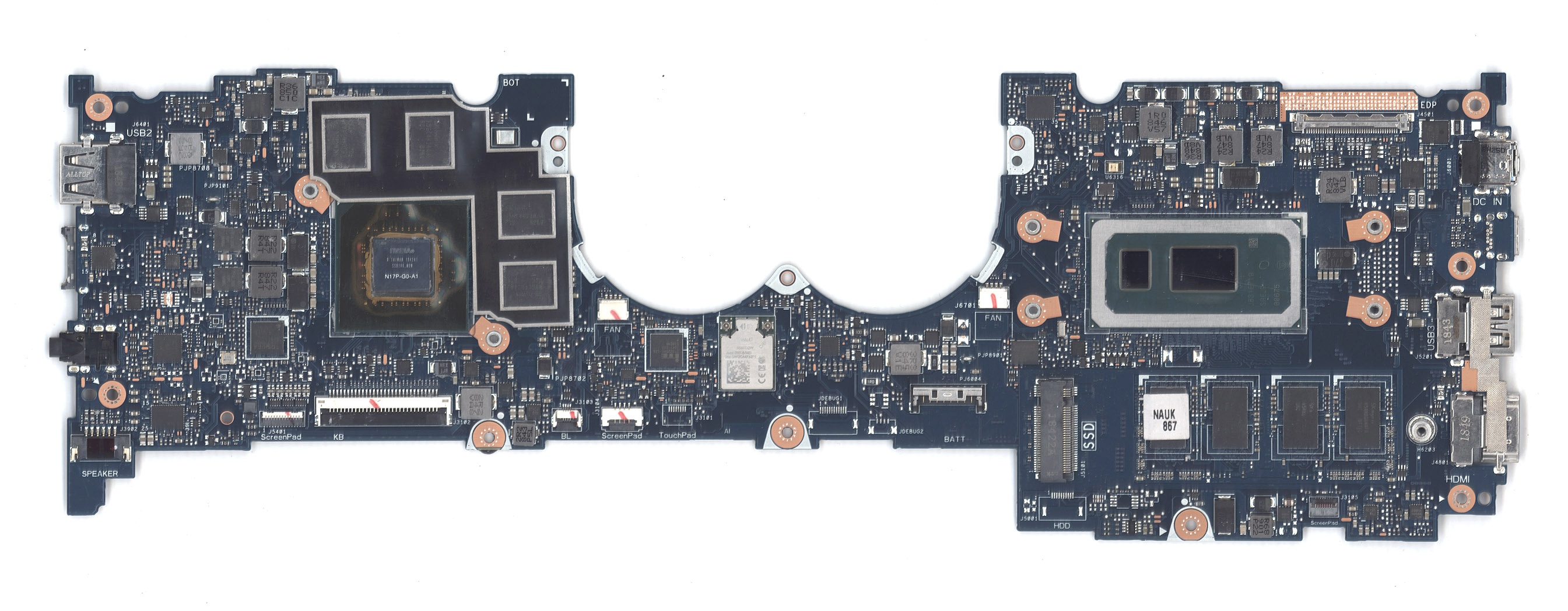 Материнская плата для Asus UX450F 8G/I7-8565U 90NB0JT0-R00062