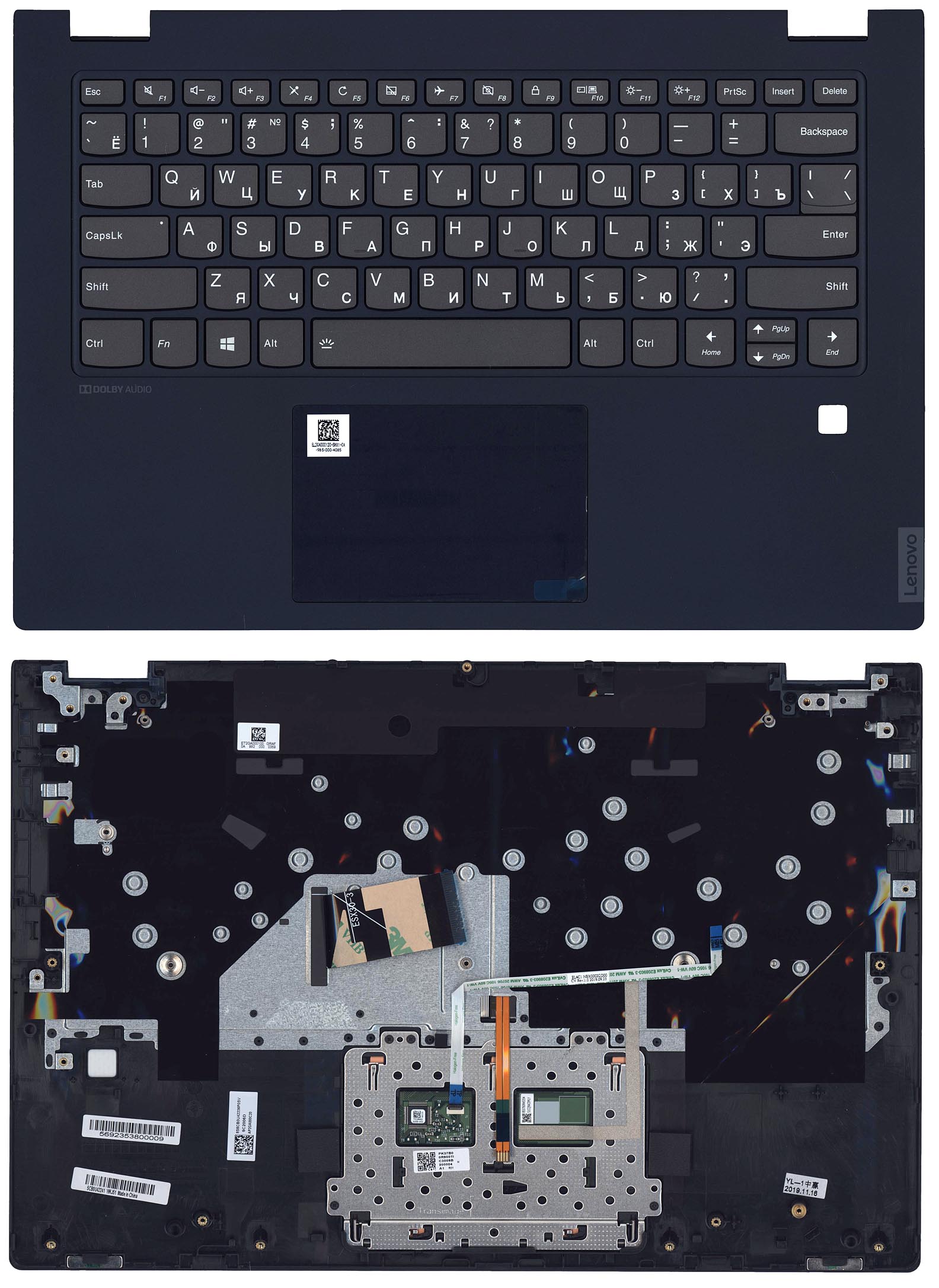 Топкейс для Lenovo Ideapad C340-14 темно-синий