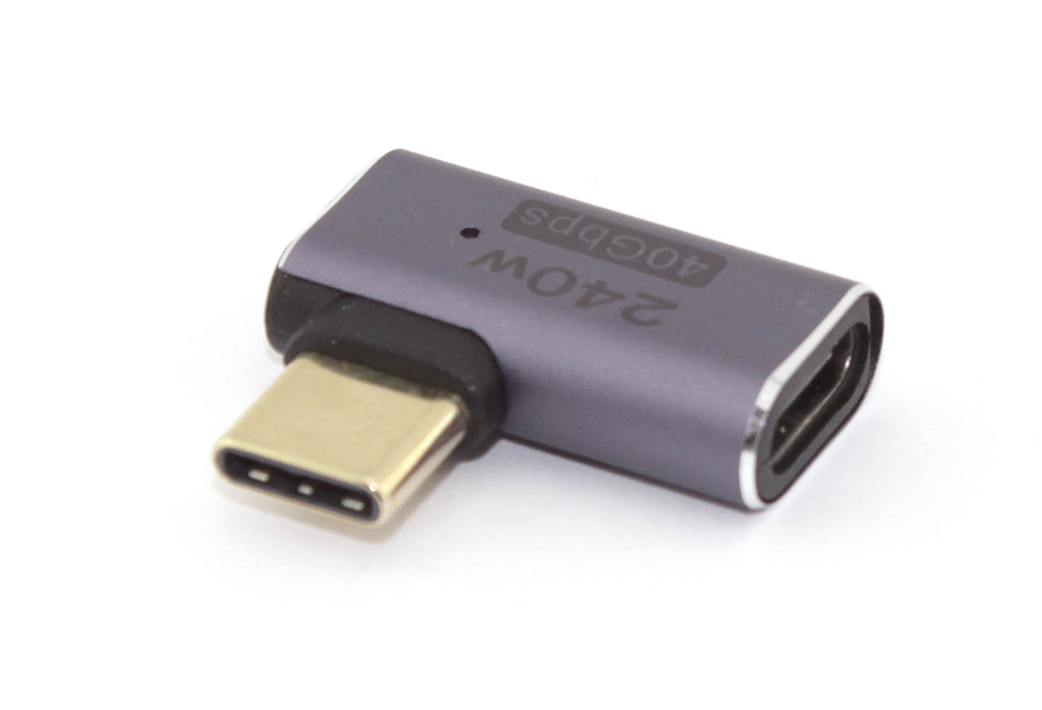 Переходник USB 4 Type C угловой тип 2