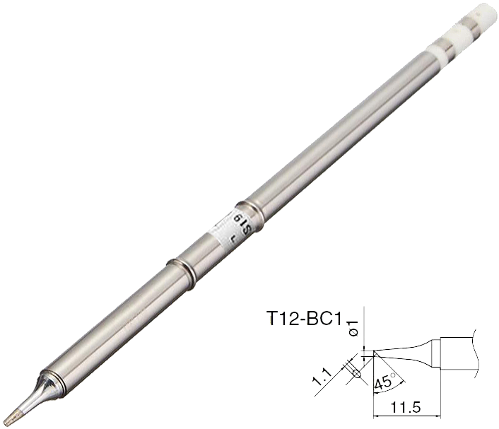 Жало для индукционных паяльников T12-BC1