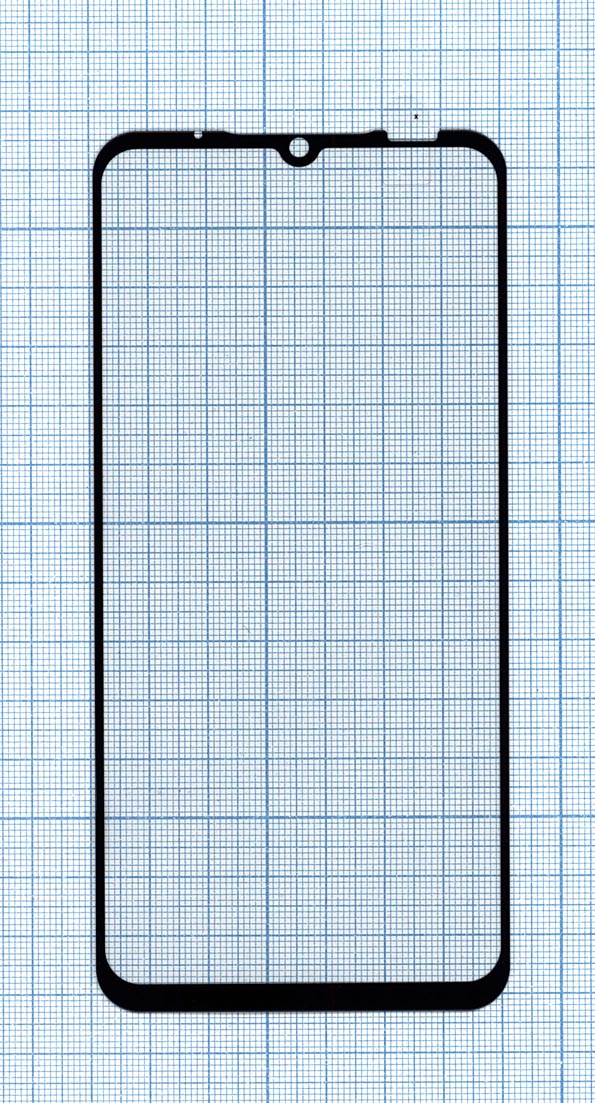 Защитное стекло "Полное покрытие" для Meizu Note 9 черное