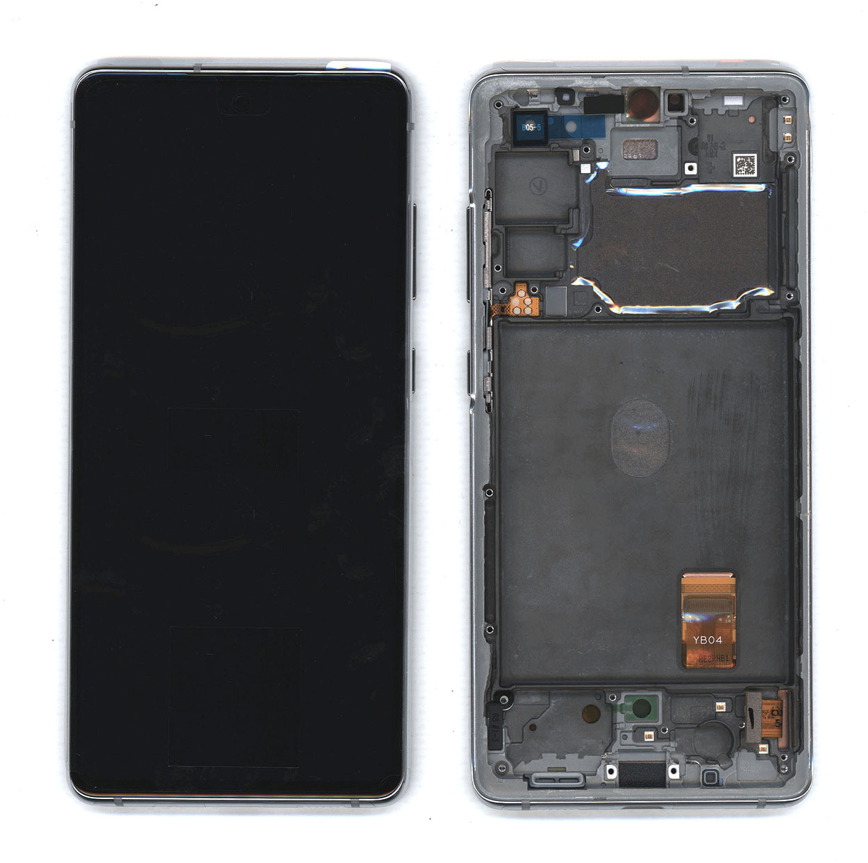 Дисплей для Samsung Galaxy S20 FE SM-G780F в сборе с тачскрином ServicePack черный (GH82-24219B)