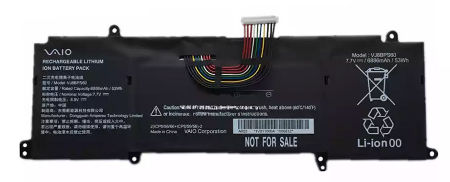 Аккумуляторная батарея для ноутбука Sony Vaio SX12 (VJ8BPS60) 7.7V 53Wh