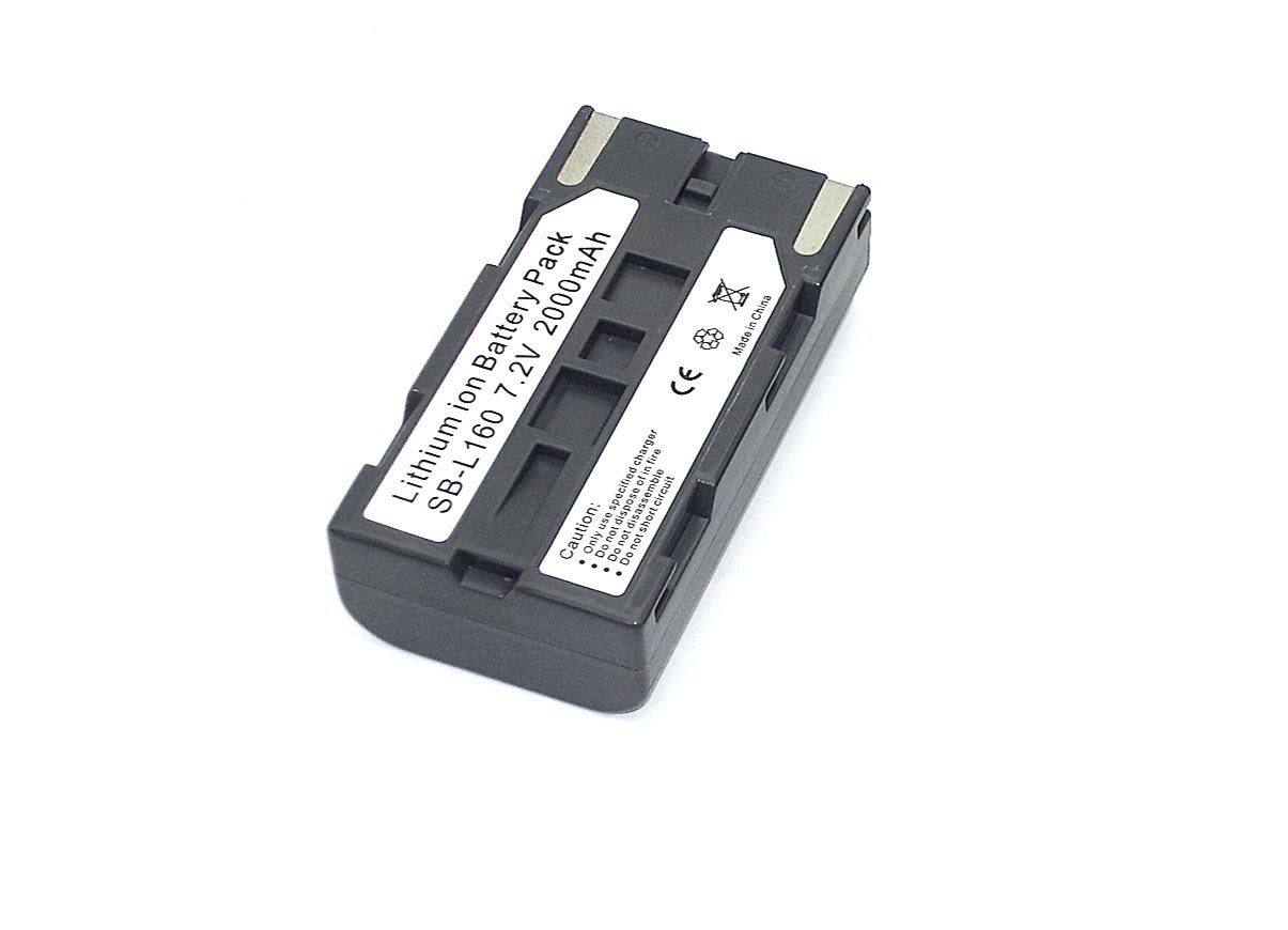 Аккумуляторная батарея для видеокамеры Samsung SC-L (SB-L160) 7.4V 2000mAh Li-ion