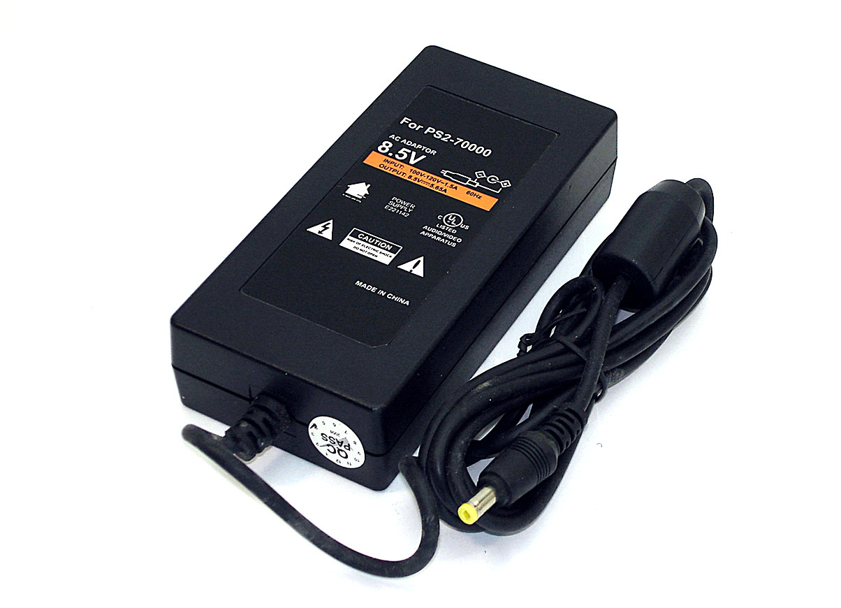 Блок питания (сетевой адаптер) для Sony Playstation 2 8.5V, 5.65A, 48W, 4.8mm x 1.7mm
