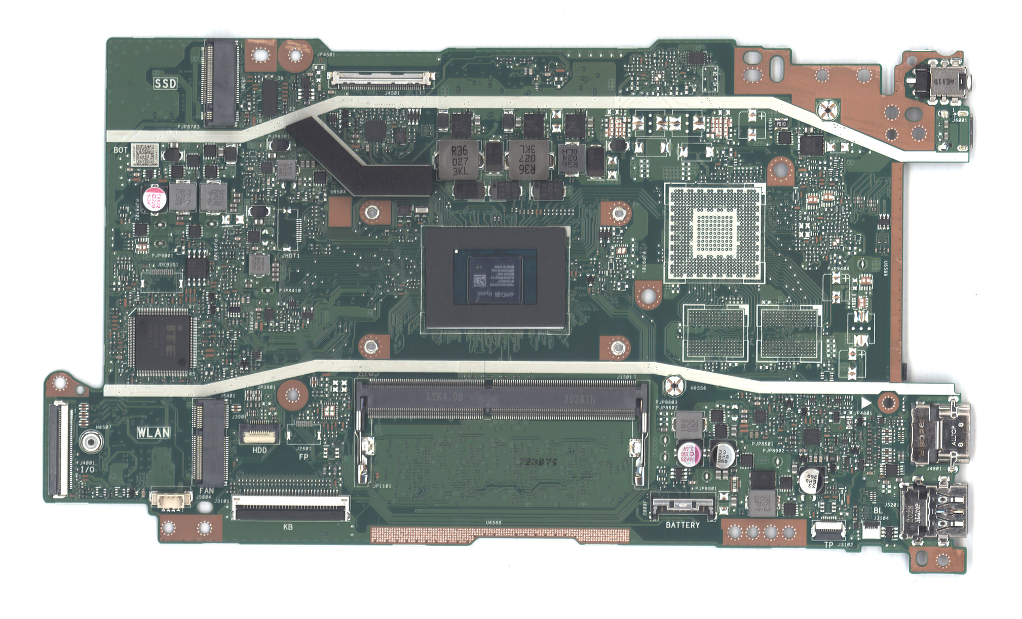 Материнская плата для Asus X509DA 4G/R3-3250U 90NB0P50-R00100